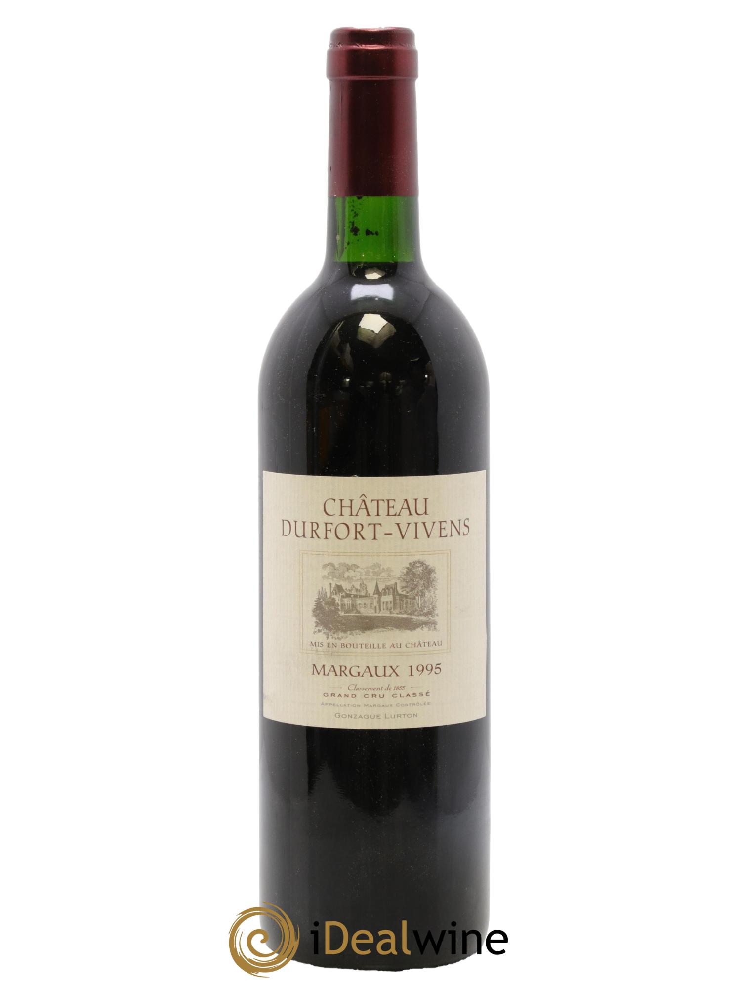 Château Durfort Vivens 2ème Grand Cru Classé 1995 - Posten von 1 Flasche - 0