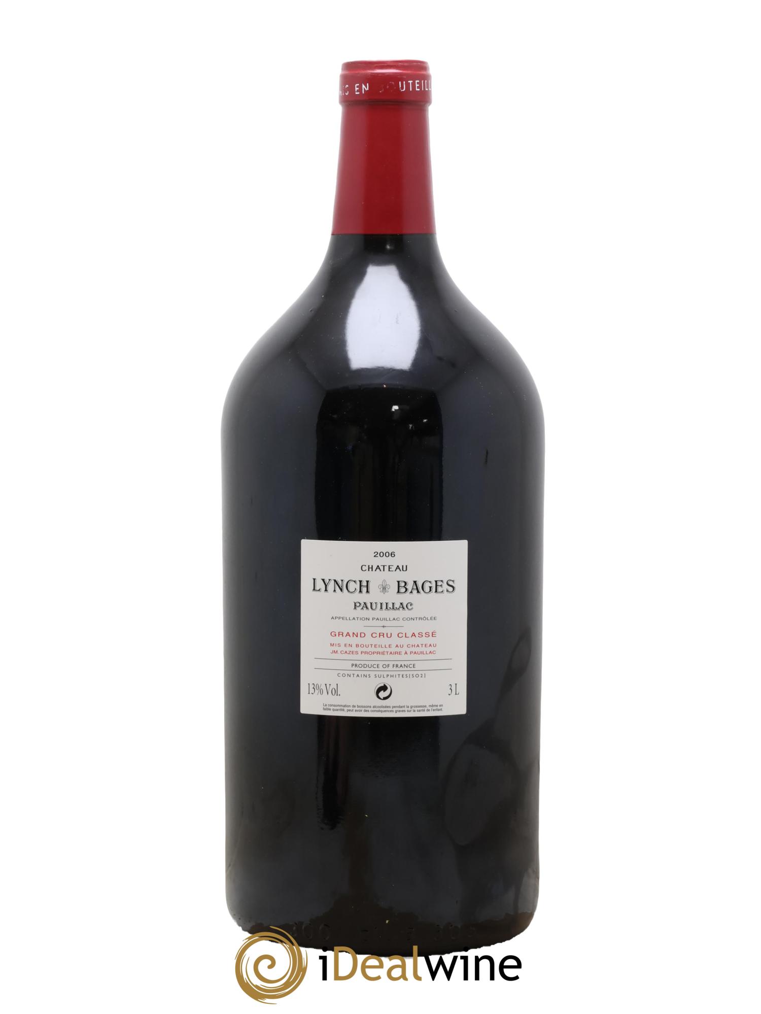 Château Lynch Bages 5ème Grand Cru Classé 2006 - Lot de 1 double magnum - 2