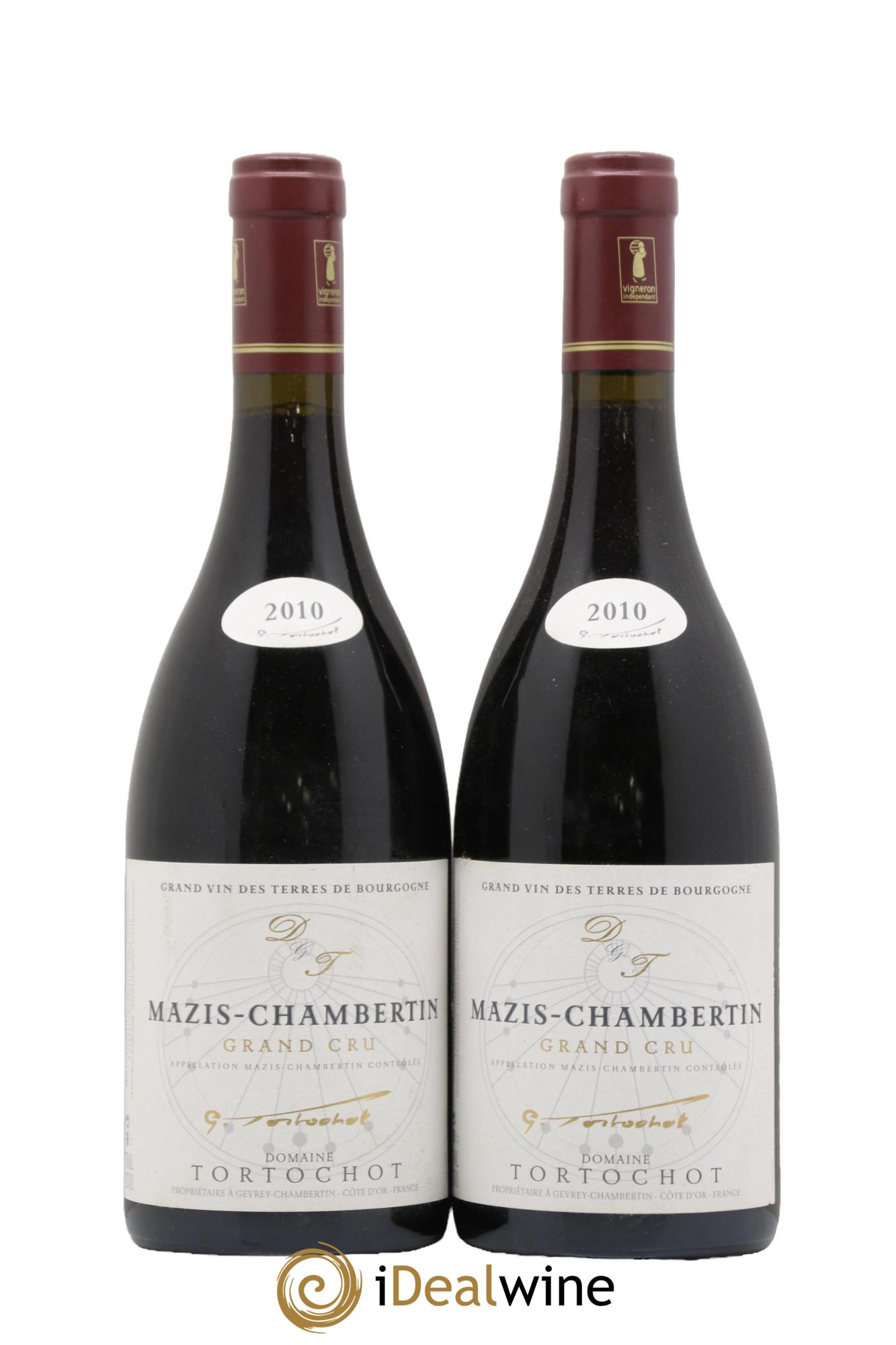 Mazis-Chambertin Grand Cru Tortochot (Domaine) 2010 - Lot de 2 bouteilles - 0