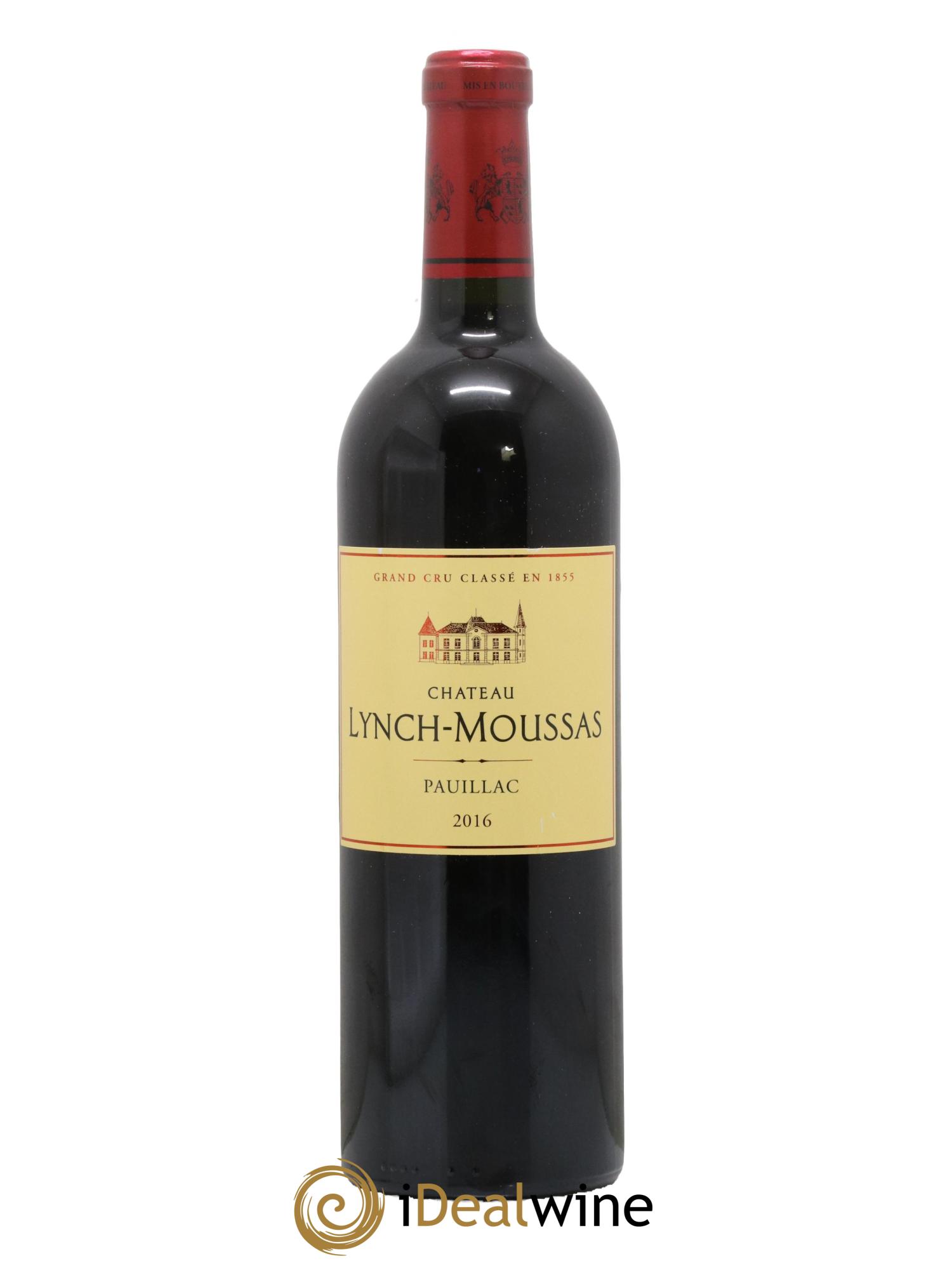 Château Lynch Moussas 5ème Grand Cru Classé 2016 - Lot de 1 bouteille - 0