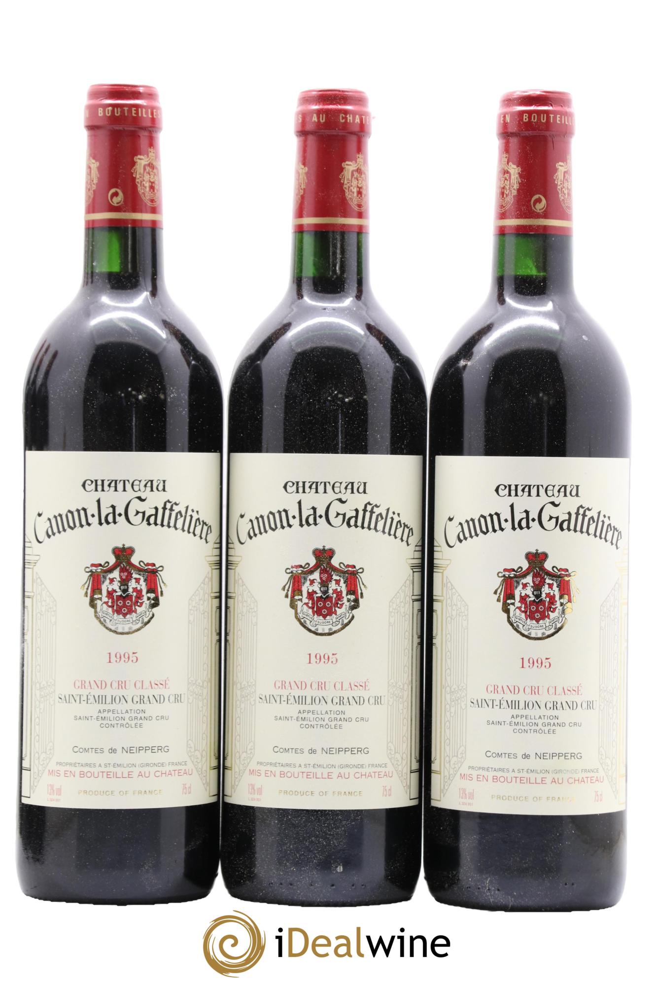 Château Canon la Gaffelière 1er Grand Cru Classé B 1995 - Lot de 12 bouteilles - 3