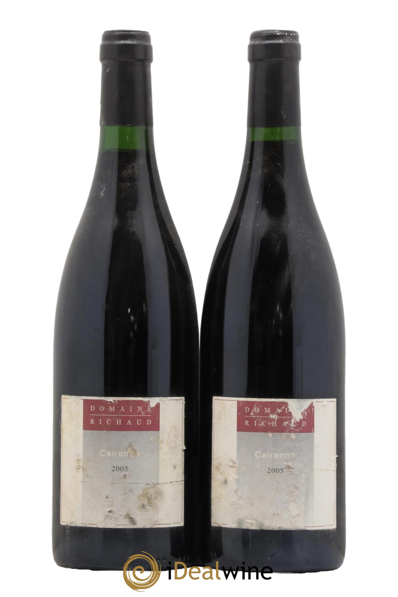 Cairanne Marcel Richaud 2005 - Lot de 2 bouteilles - 0