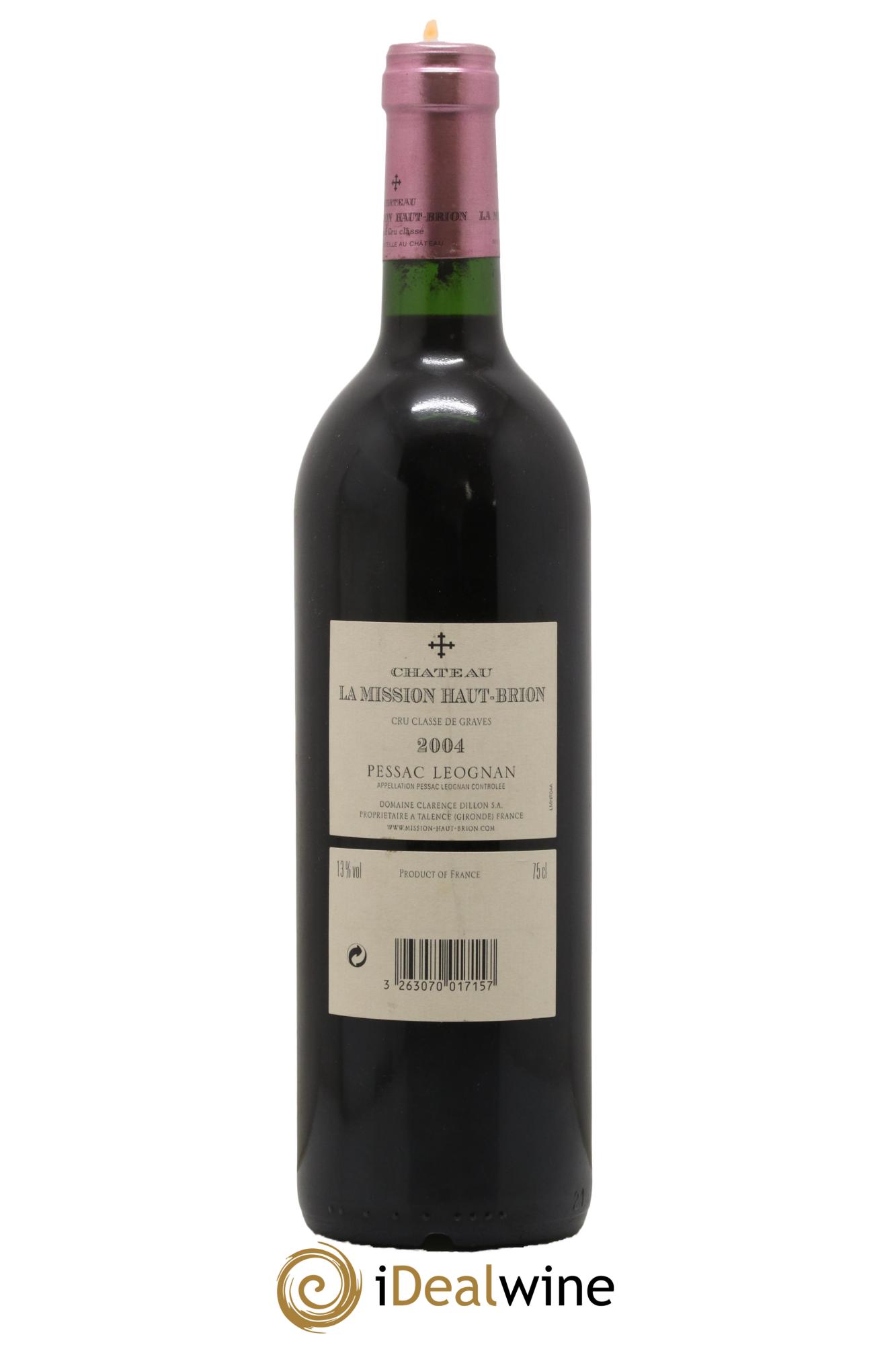 Château la Mission Haut-Brion Cru Classé de Graves 2004 - Lot of 1 bottle - 1
