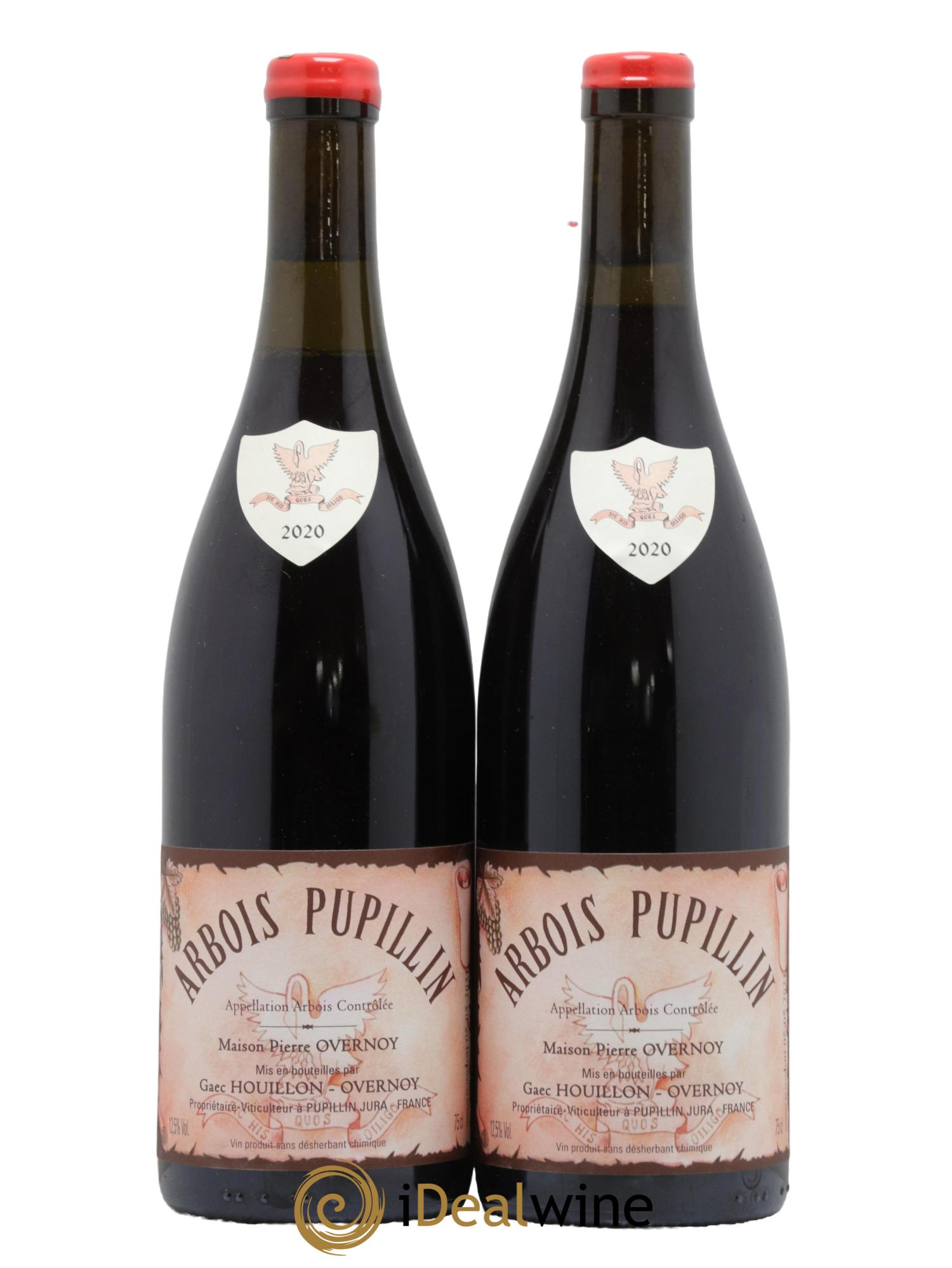 Arbois-Pupillin Poulsard (cire rouge) Overnoy-Houillon (Domaine) 2020 - Lot de 2 bouteilles - 0