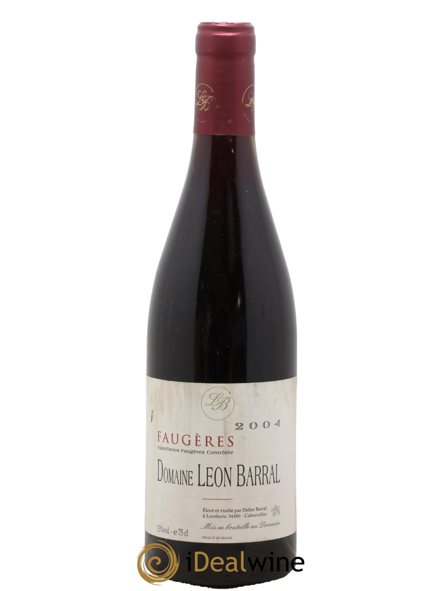 Faugères Tradition Léon Barral 2004 - Lotto di 1 bottiglia - 0