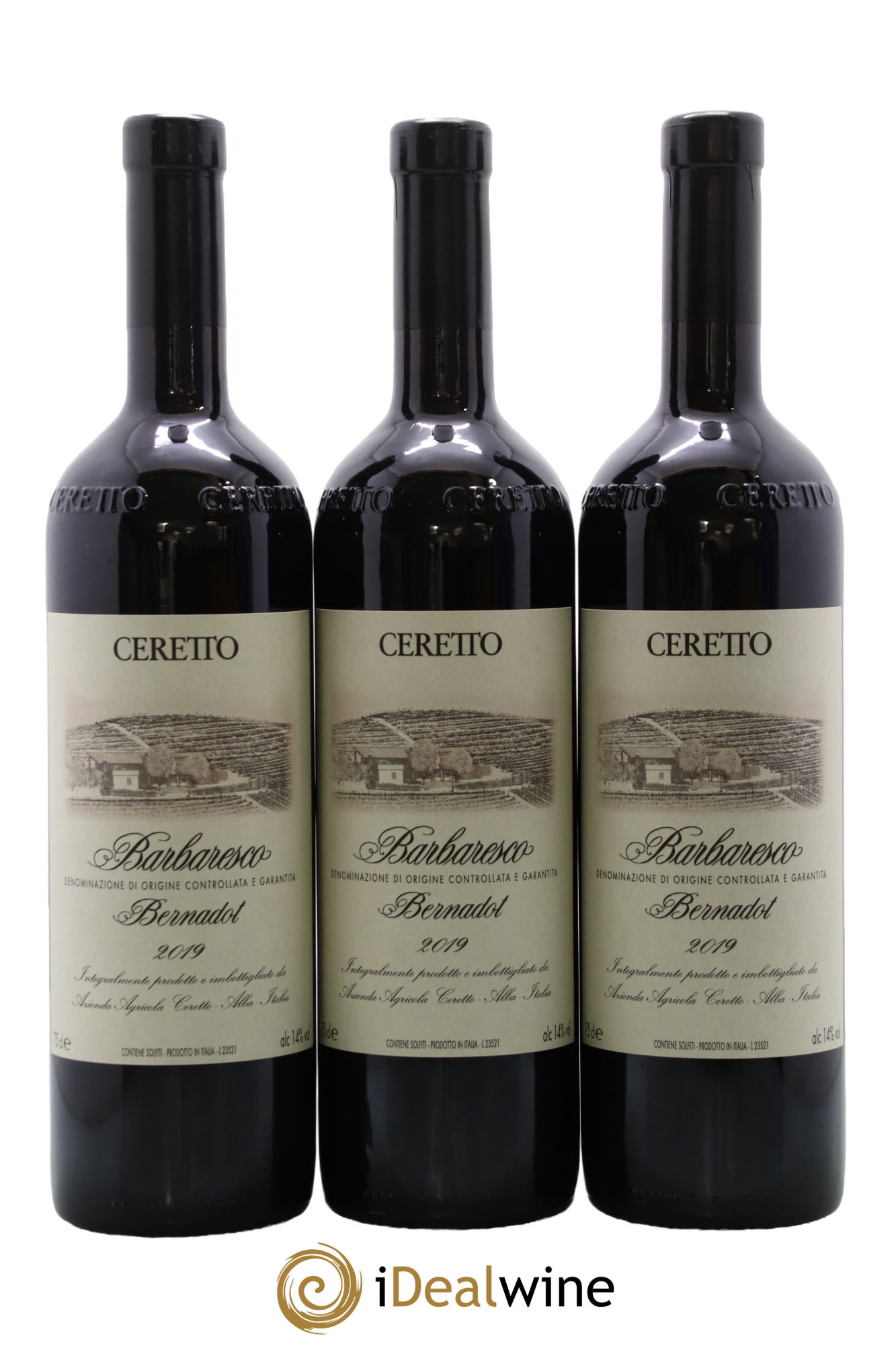 Barbaresco DOCG Bernadot Ceretto 2019 - Lot de 3 bouteilles - 0
