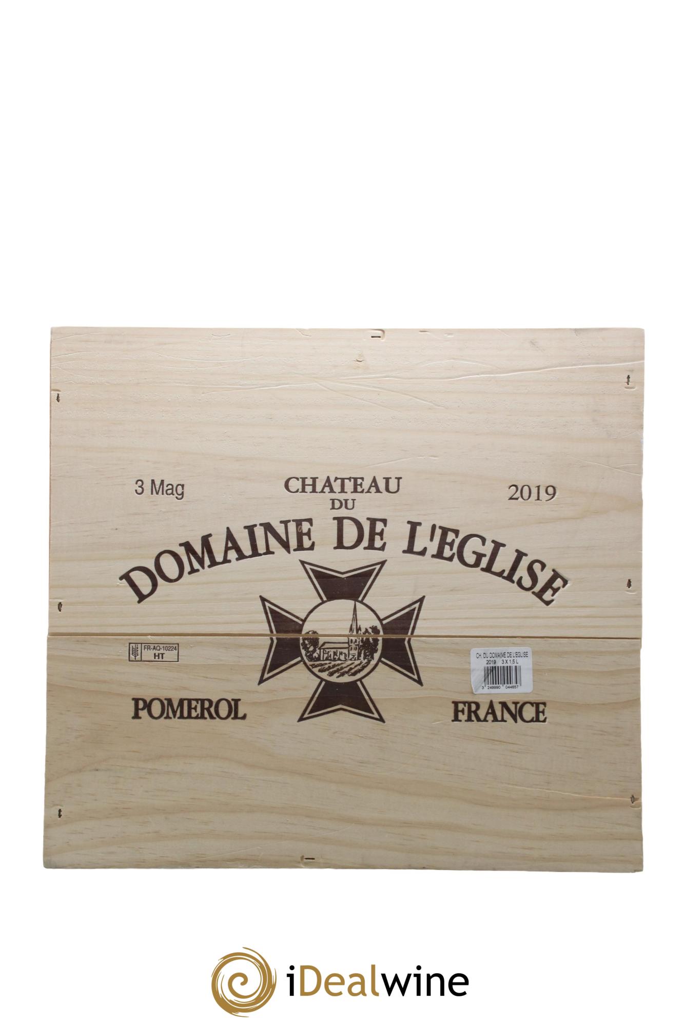 Château du Domaine de l'Église 2019 - Lotto di 3 magnum - 1