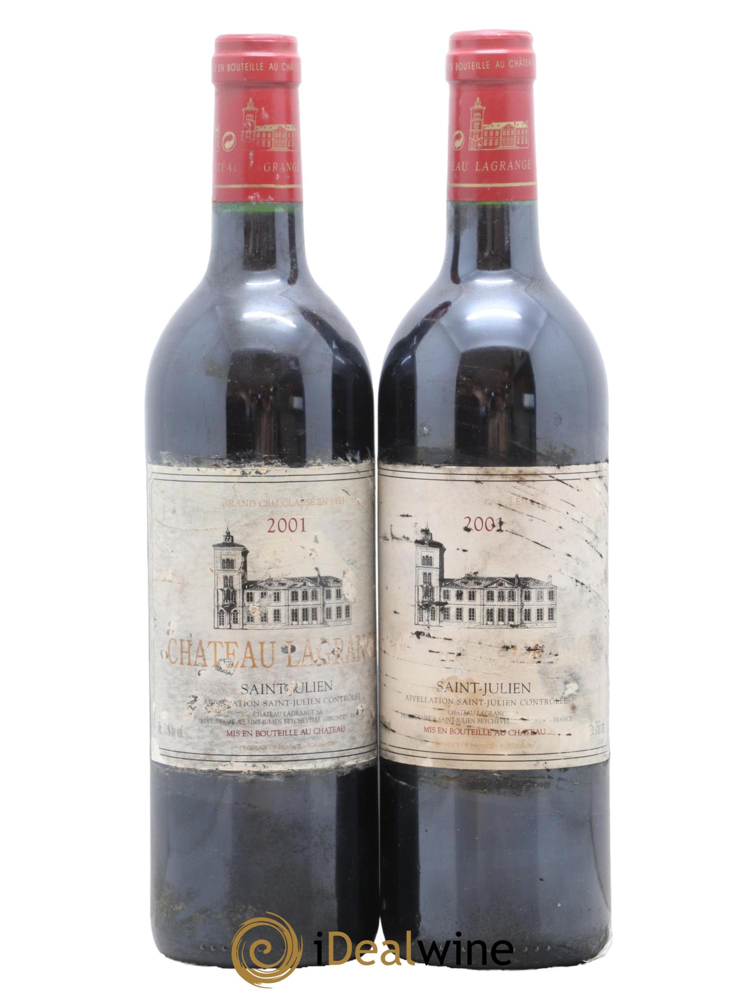 Château Lagrange 3ème Grand Cru Classé 2001 - Lot de 2 bouteilles - 0