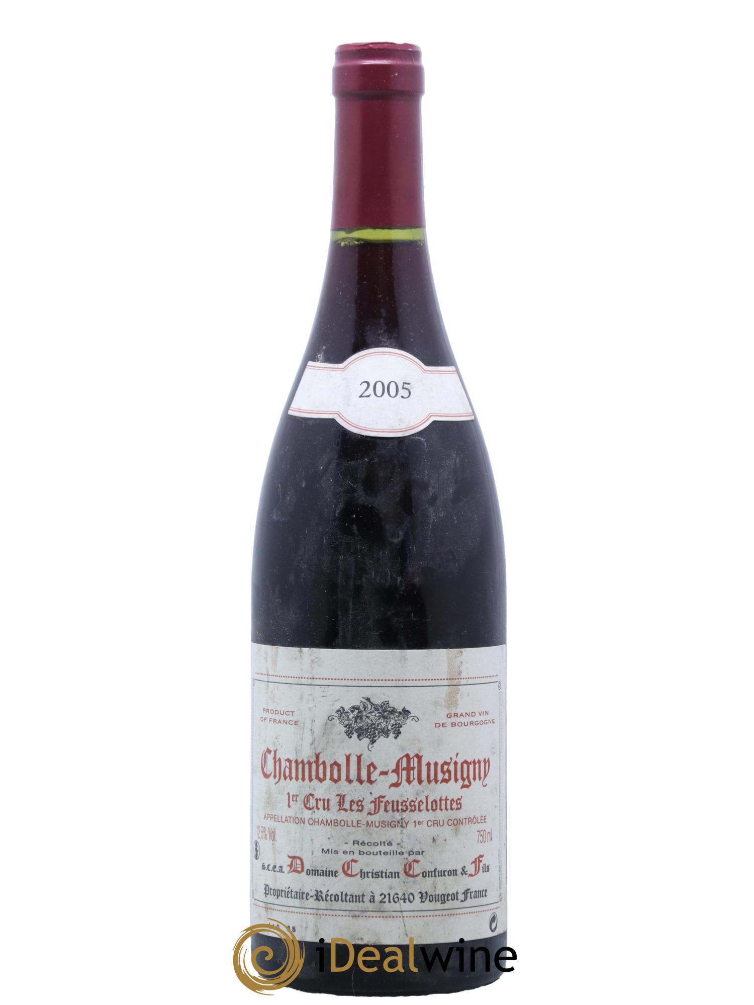 Chambolle-Musigny 1er Cru Les Feusselottes Christian Confuron Les Feusselottes Christian Confuron 2005 - Lot of 1 bottle - 0