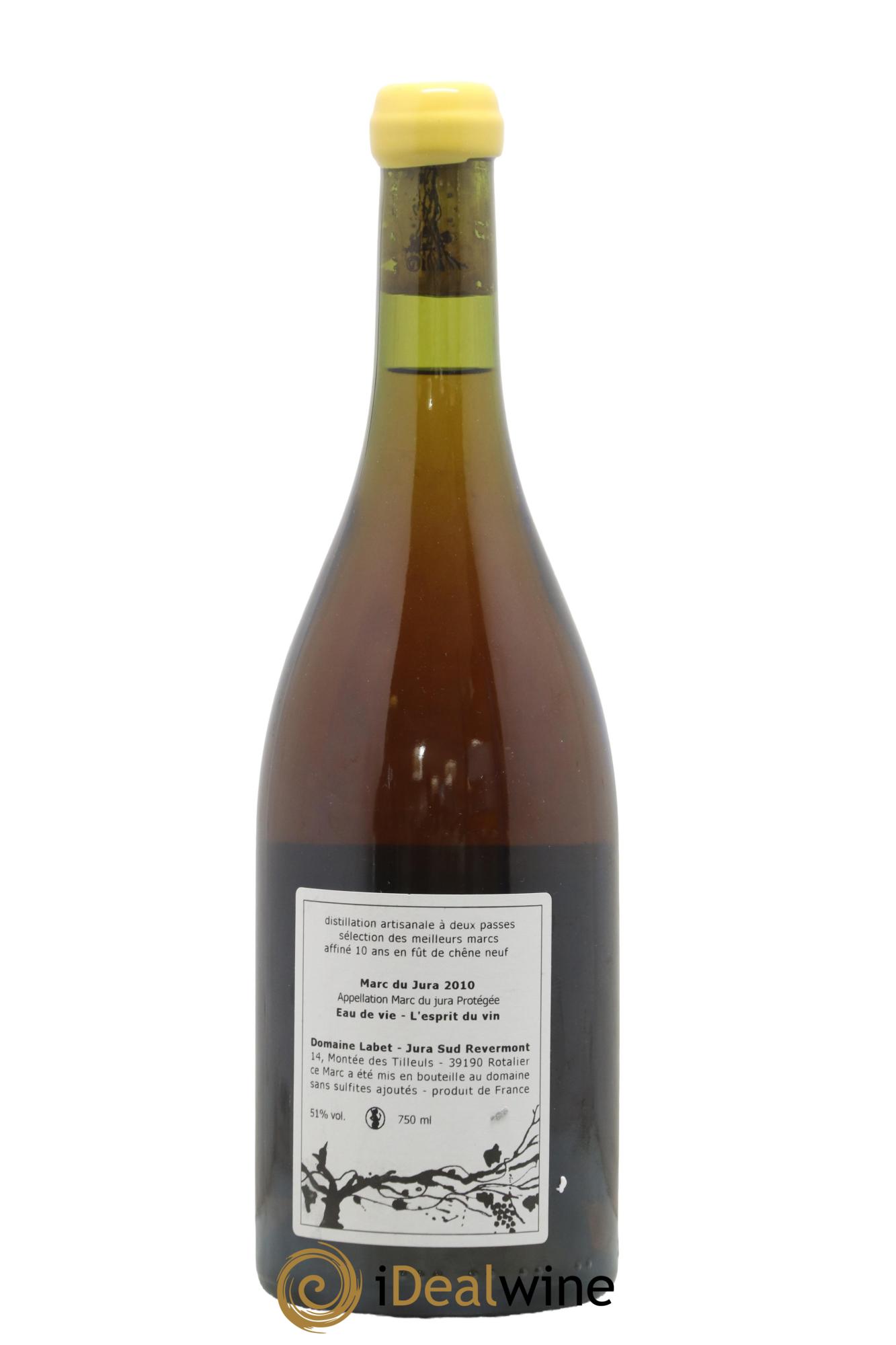 Marc du Jura Romain - Julien - Charline Labet 2010 - Posten von 1 Flasche - 1
