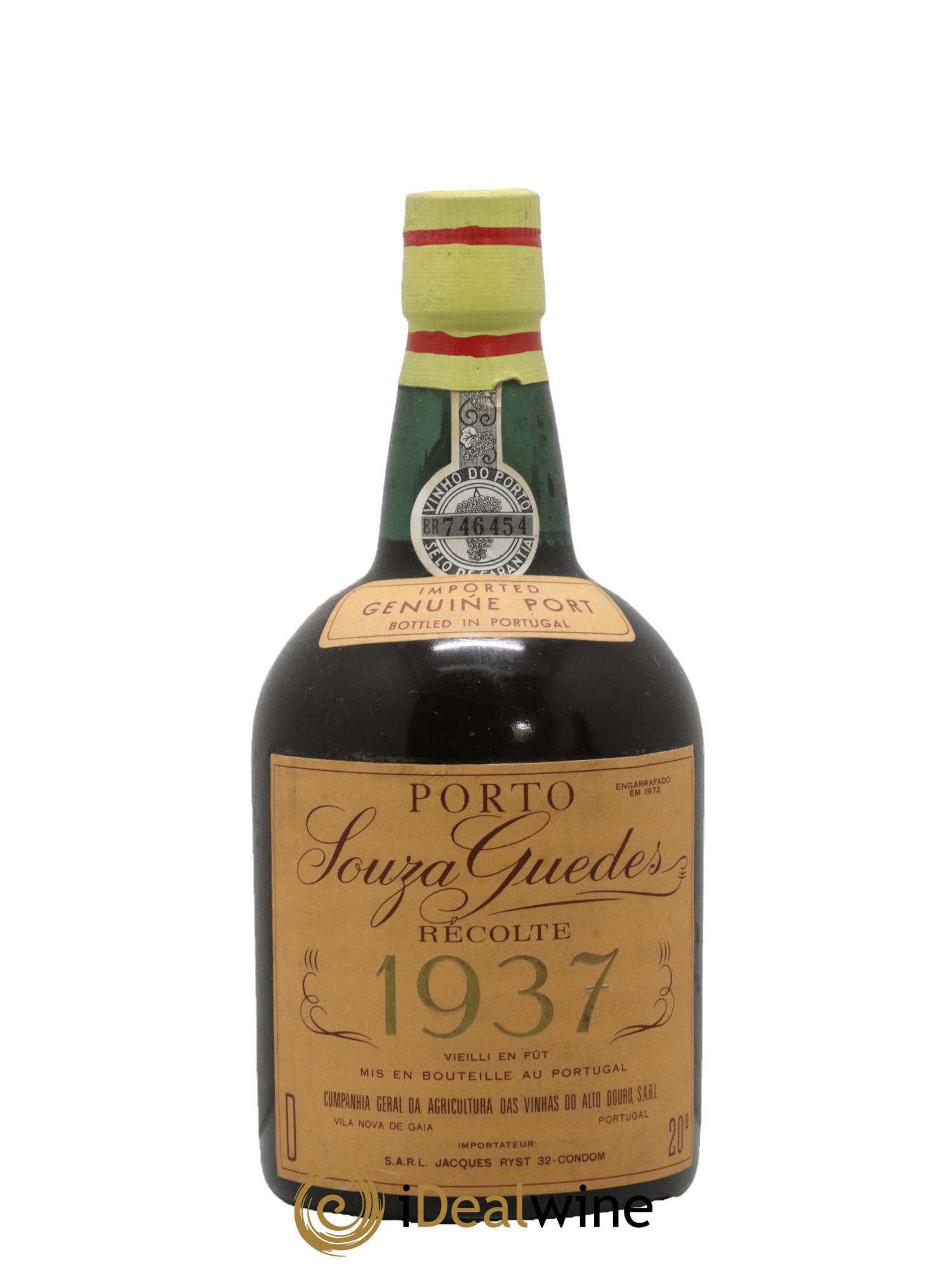Porto Souza Guedes 1937 - Lot de 1 bouteille - 0