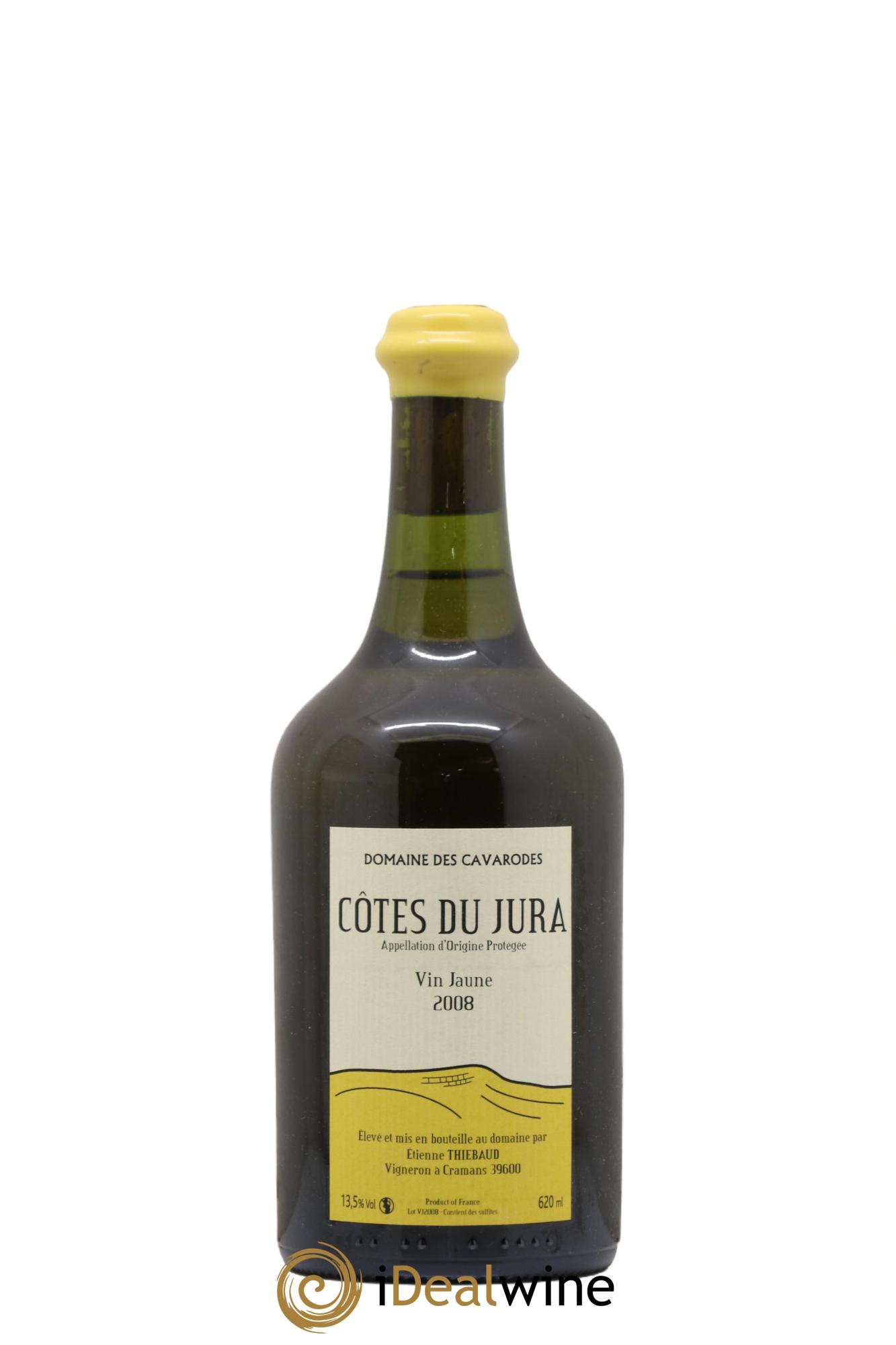 Côtes du Jura Vin Jaune Cavarodes (Domaine des) - Etienne Thiébaud 2008 - Lot de 1 clavelin - 0