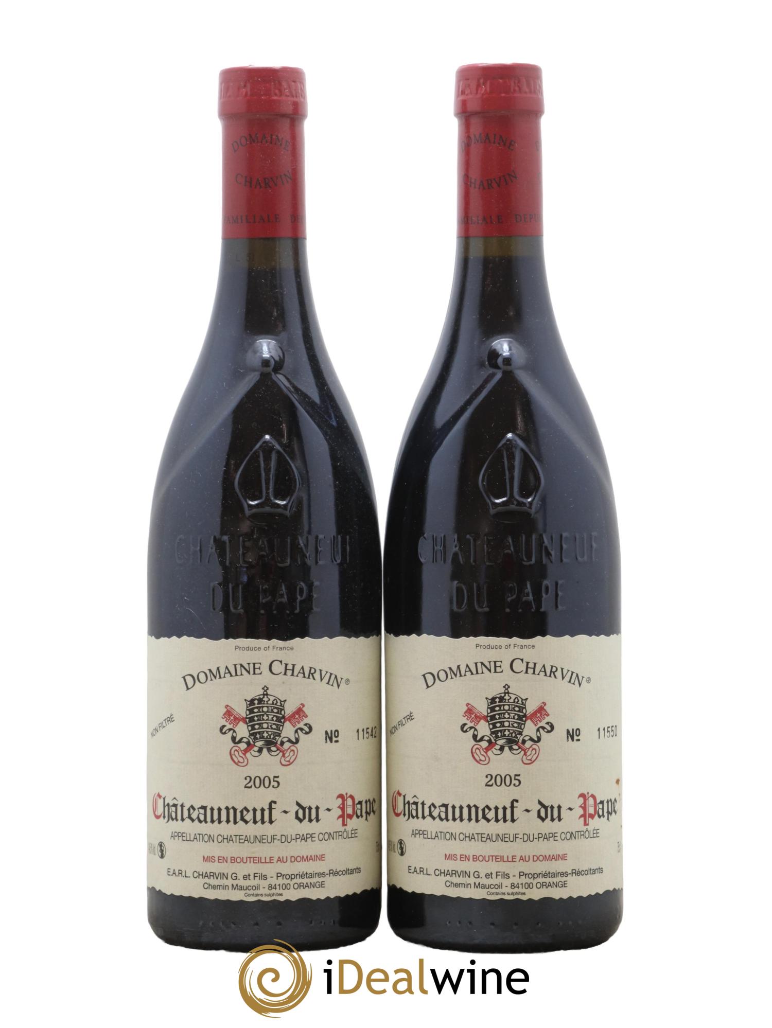 Châteauneuf-du-Pape Charvin (Domaine) 2005 - Lot de 2 bouteilles - 0