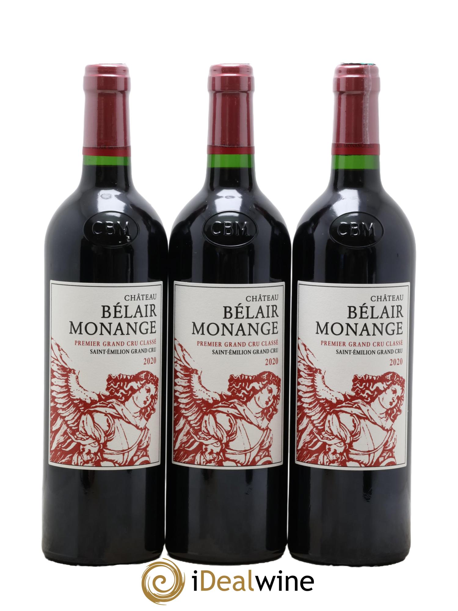 Château Belair (Belair-Monange) 1er Grand Cru Classé B 2020 - Lotto di 6 bottiglie - 2
