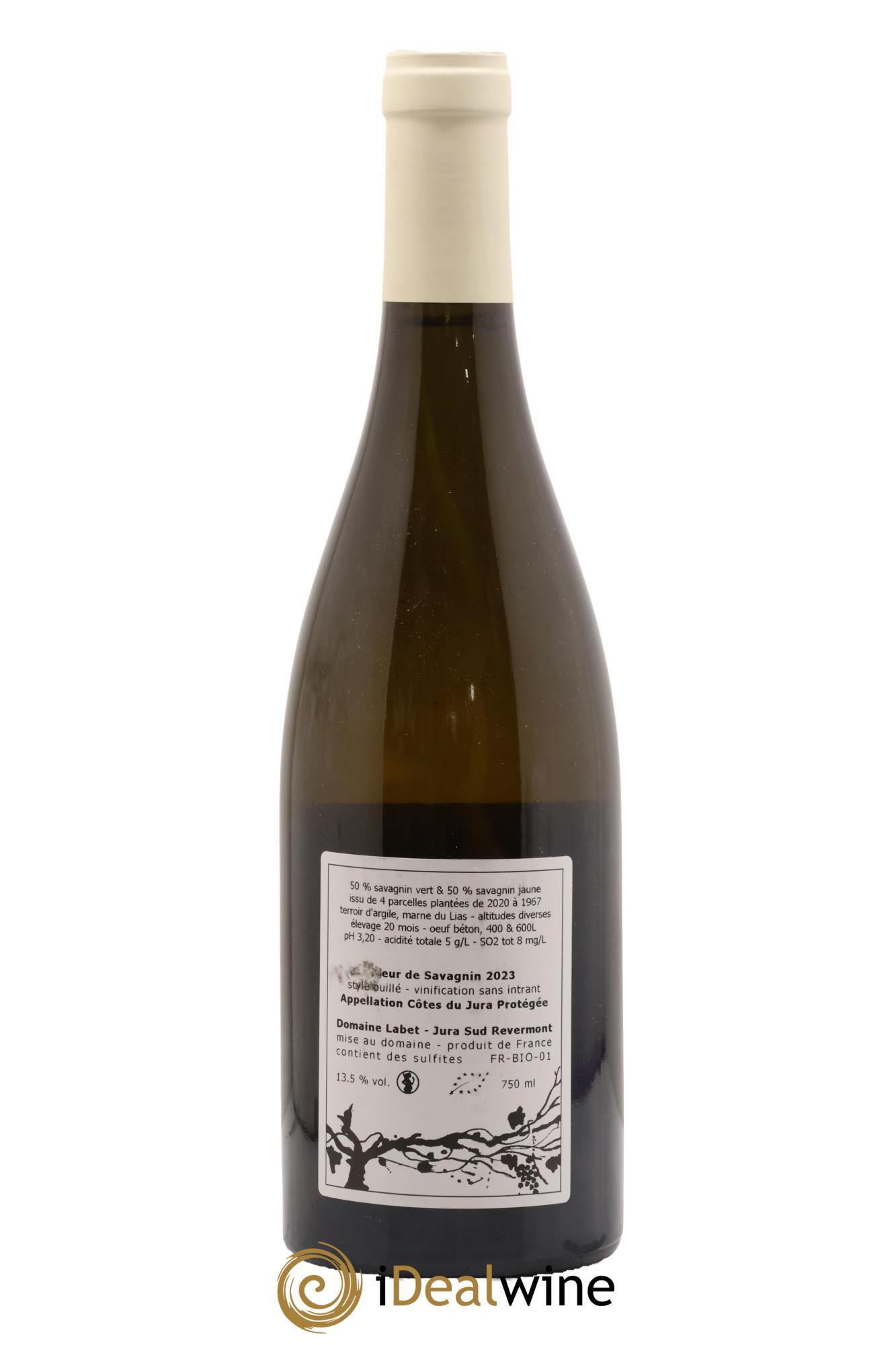 Côtes du Jura Fleur de Savagnin Romain - Julien  - Charline Labet 2023 - Lot of 1 bottle - 1
