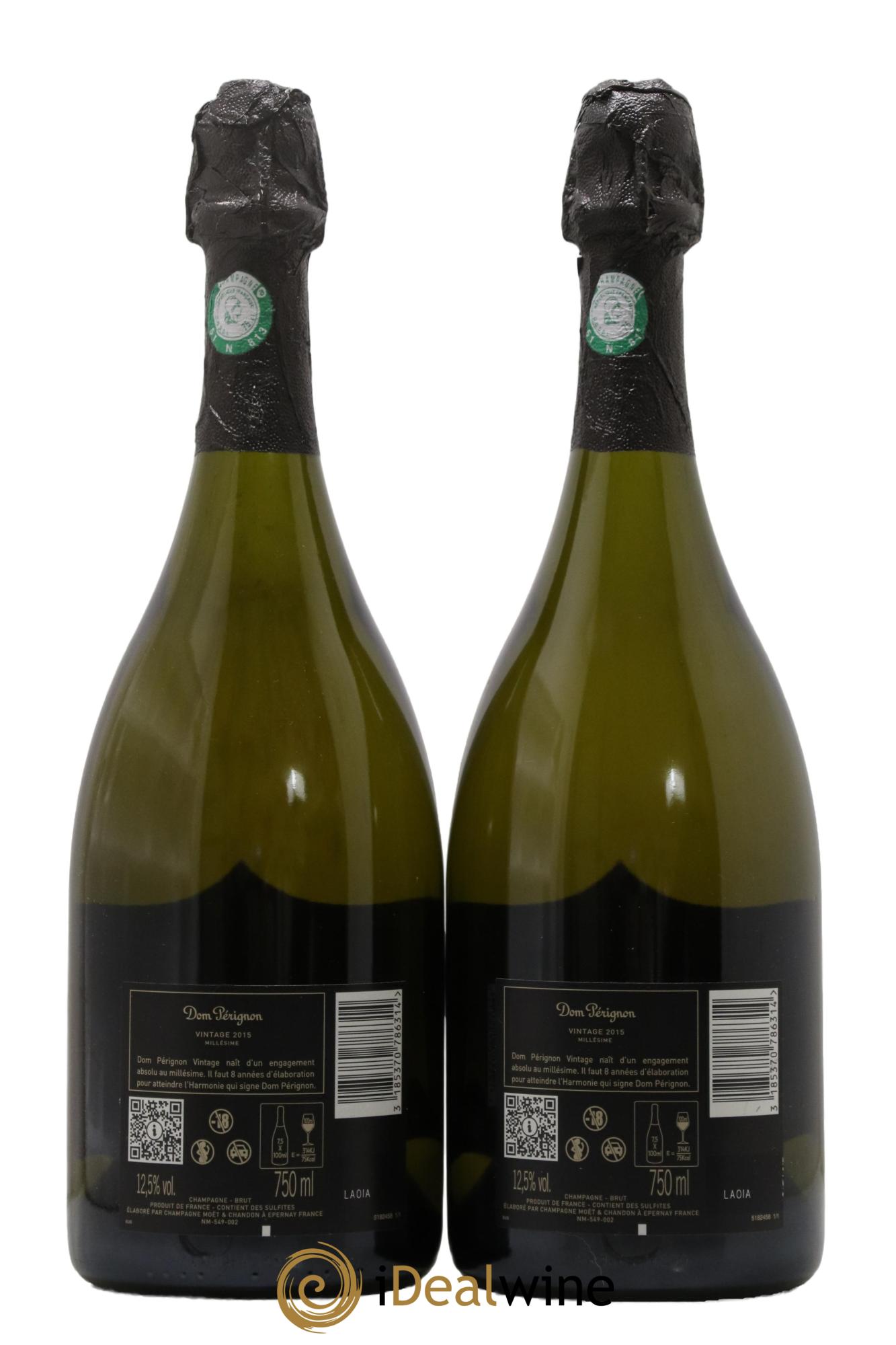Brut Dom Pérignon 2015 - Lot of 2 bottles - 1