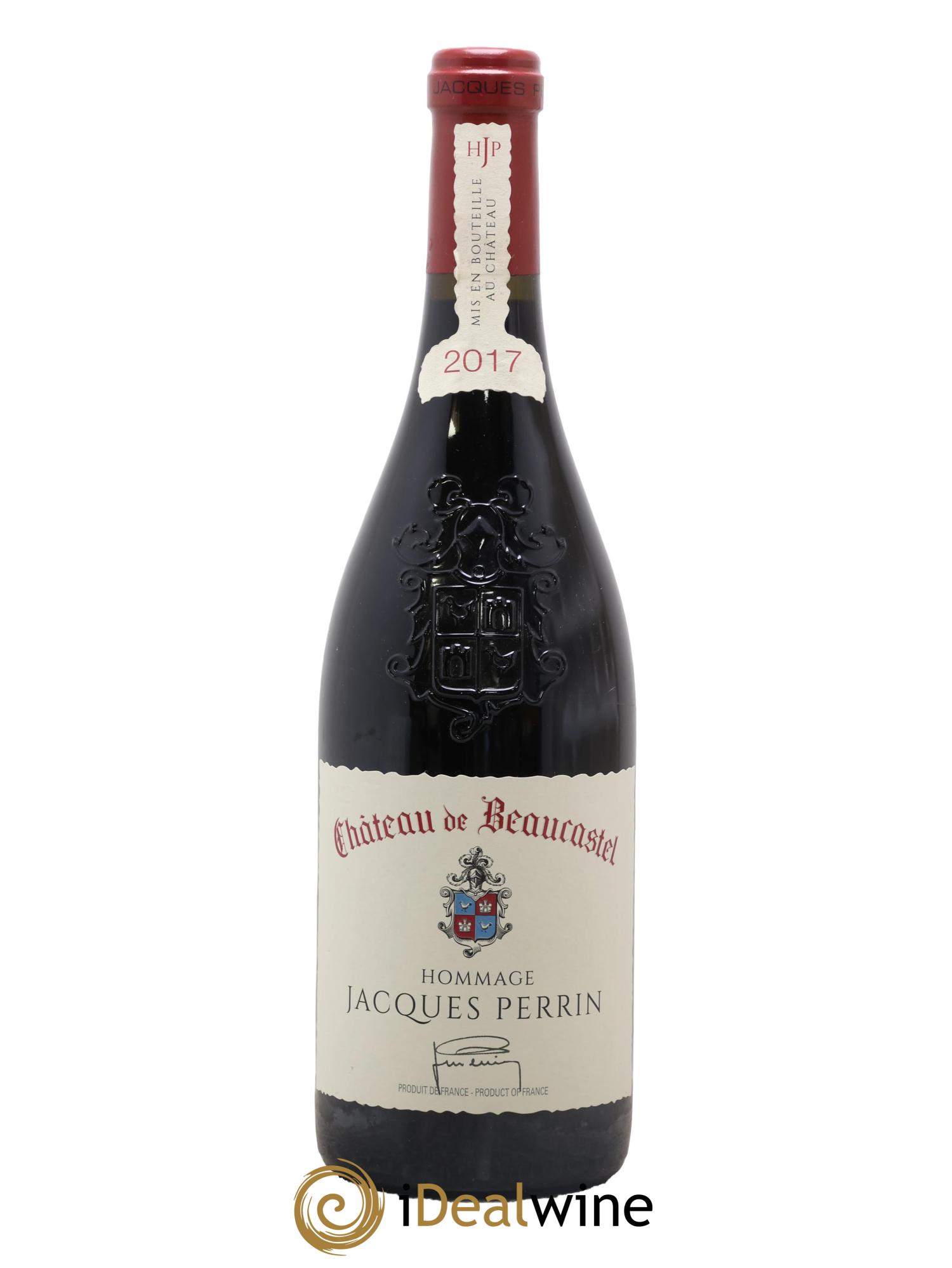 Châteauneuf-du-Pape Château de Beaucastel Hommage à Jacques Perrin Famille Perrin 2017 - Lotto di 1 bottiglia - 0