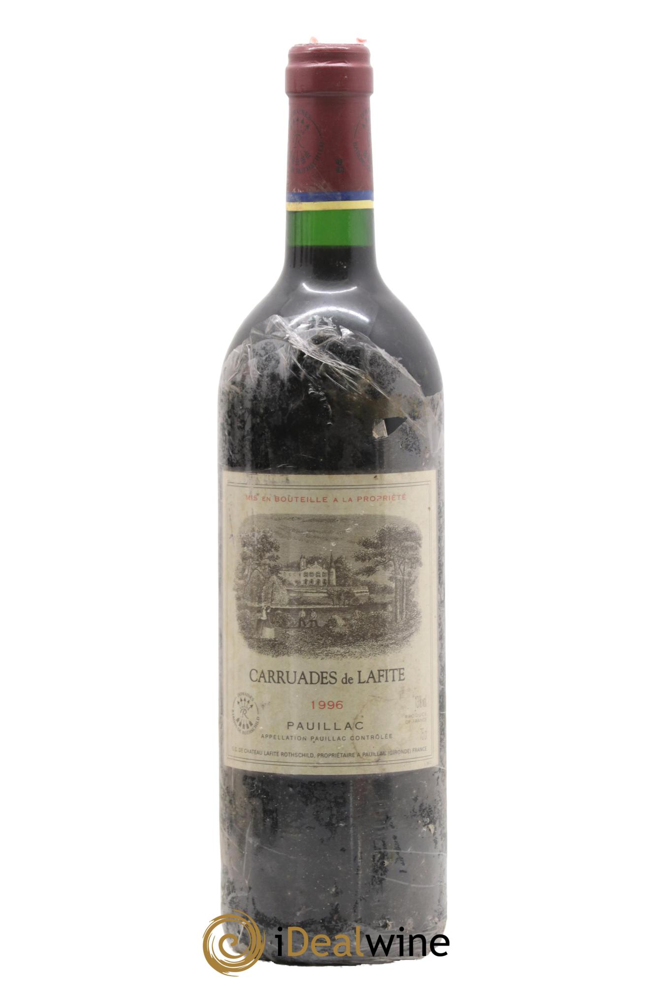 Carruades de Lafite Rothschild Second Vin 1996 - Lot of 1 bottle - 0