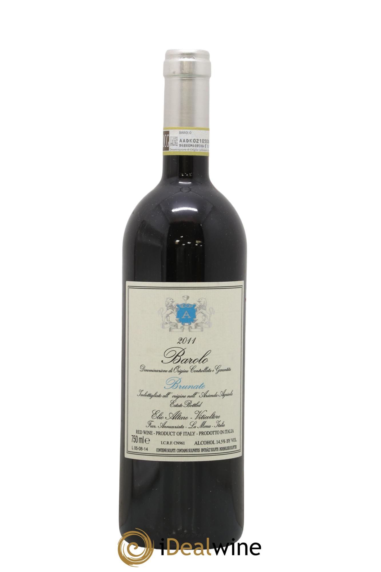 Barolo DOCG Brunate Elio Altare 2011 - Lot de 1 bouteille - 0