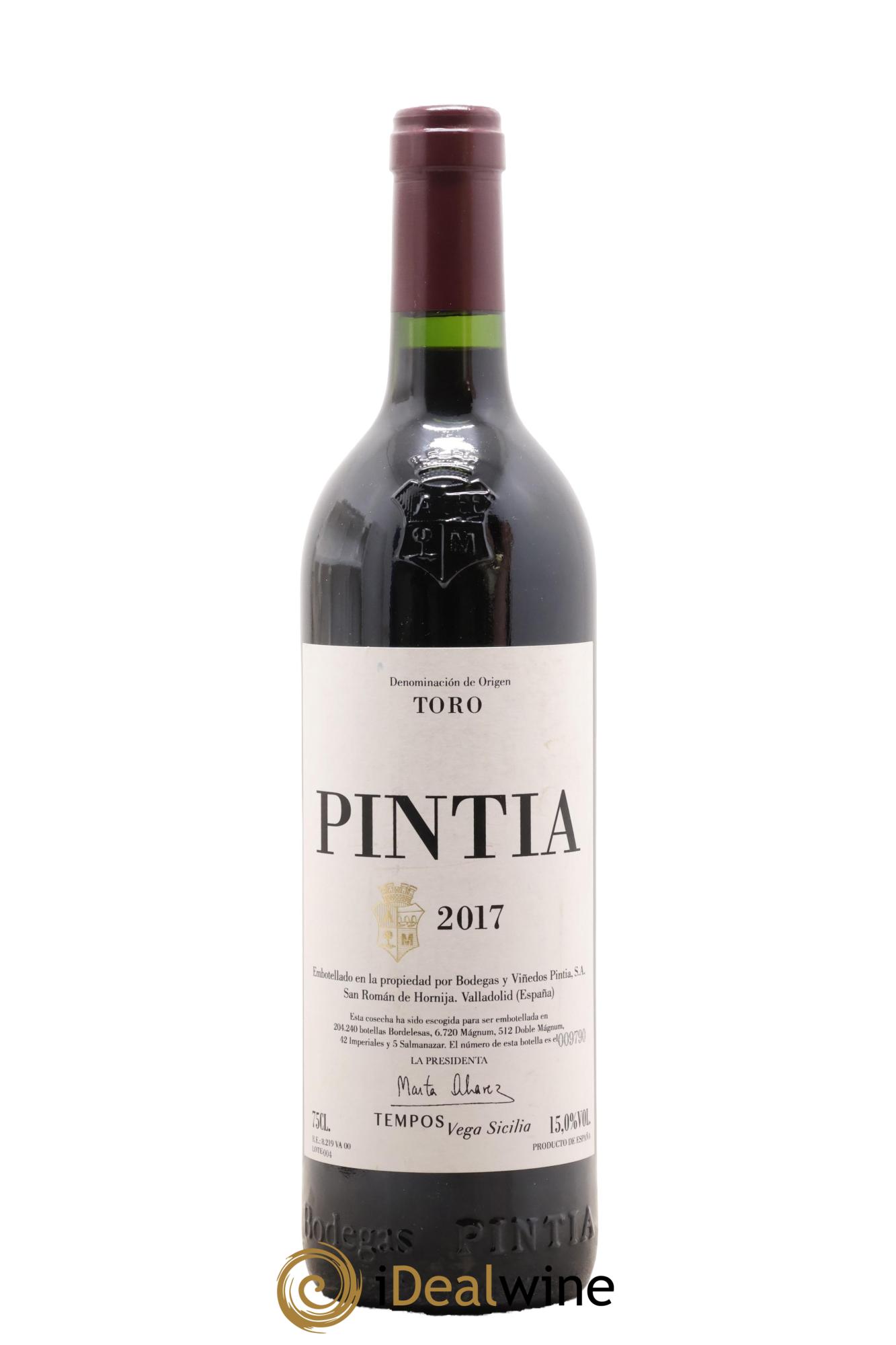 Toro DO Vega Sicilia Pintia Famille Alvarez 2017 - Lot de 1 bouteille - 0