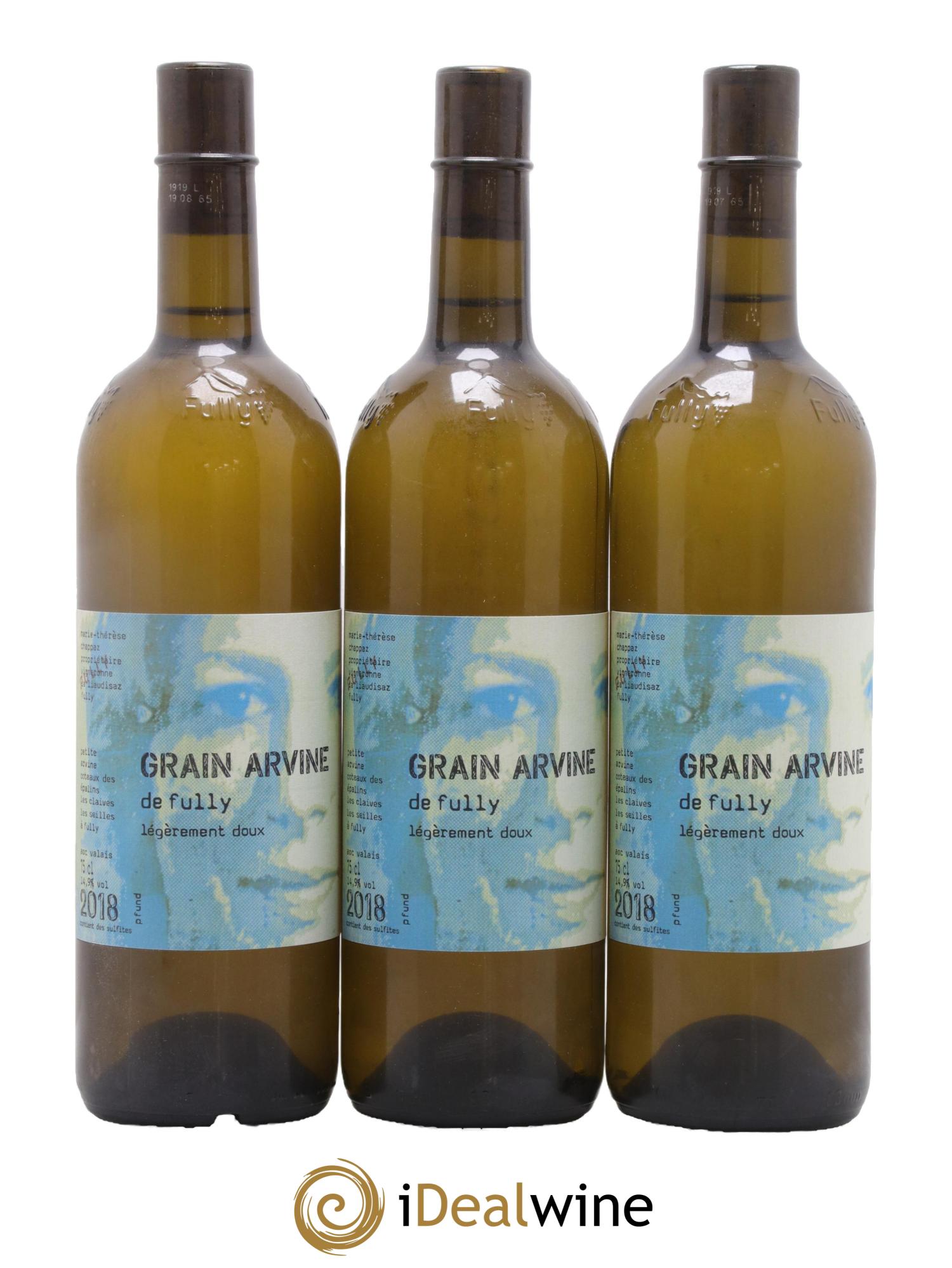 Valais Grain Arvine de Fully Chappaz 2018 - Lot de 3 bouteilles - 0