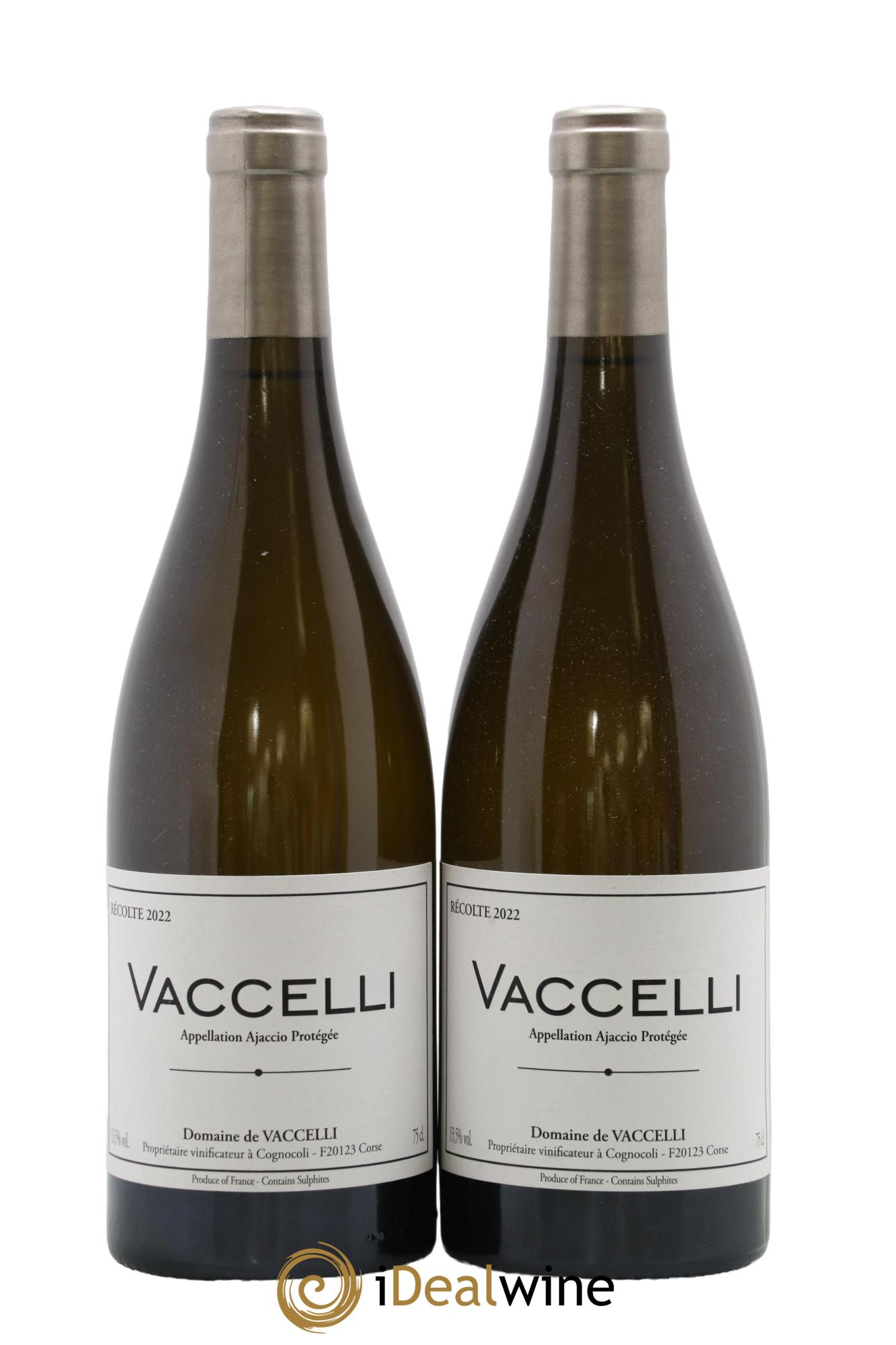 Ajaccio Vaccelli 2022 - Posten von 2 Flaschen - 0