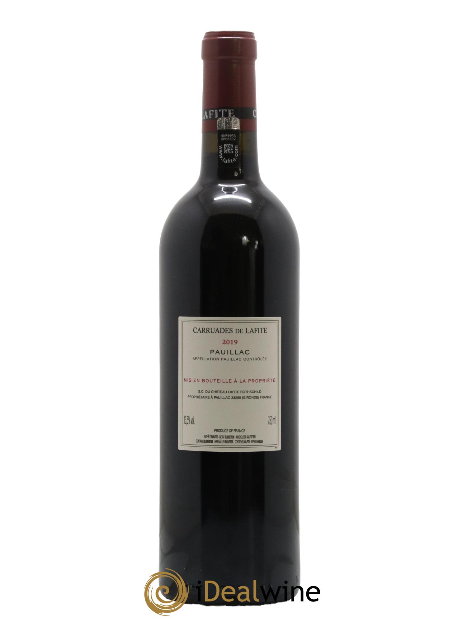 Carruades de Lafite Rothschild Second Vin 2019 - Lotto di 1 bottiglia - 1