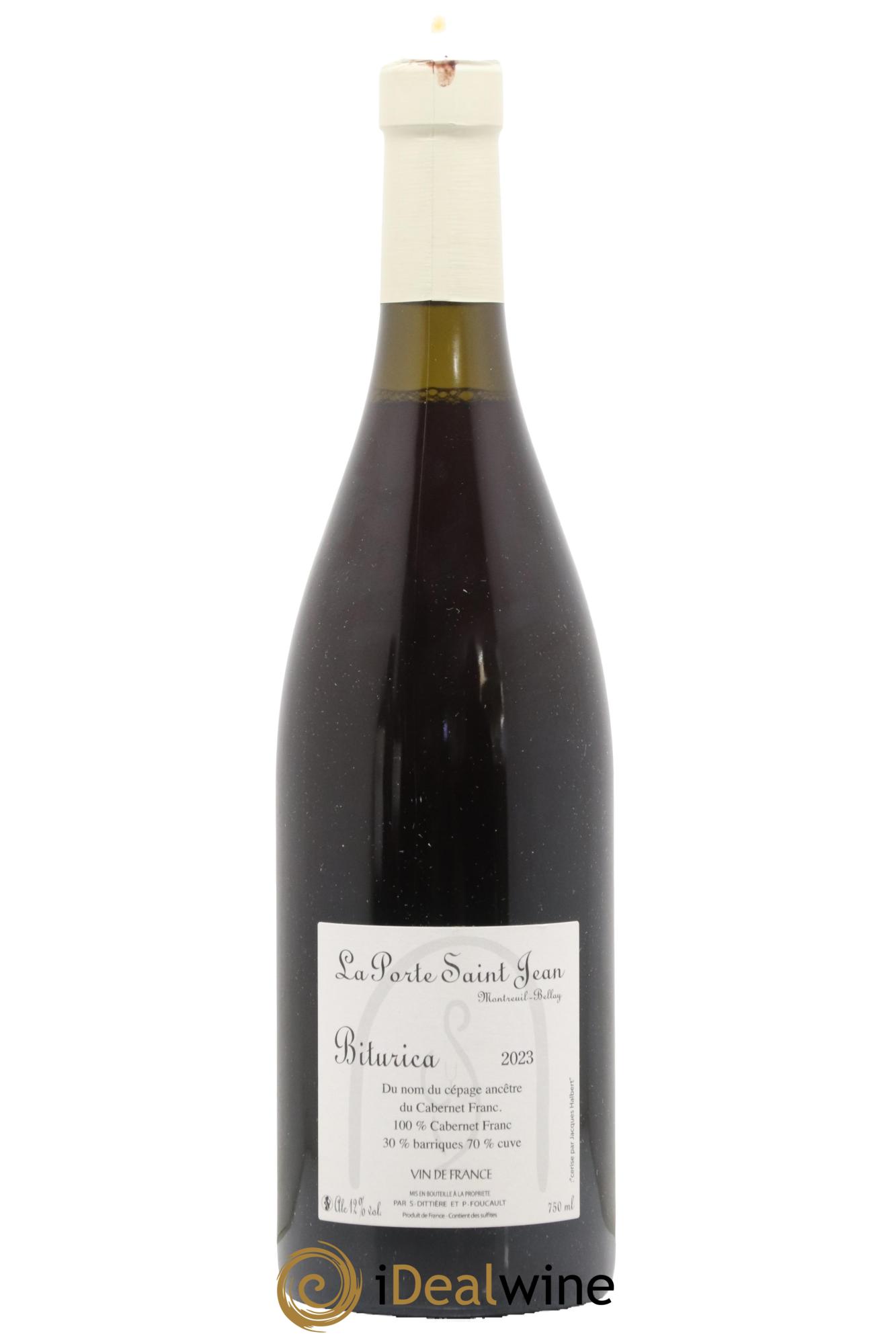 Vin de France Biturica La Porte Saint Jean 2023 - Lot of 1 bottle - 1