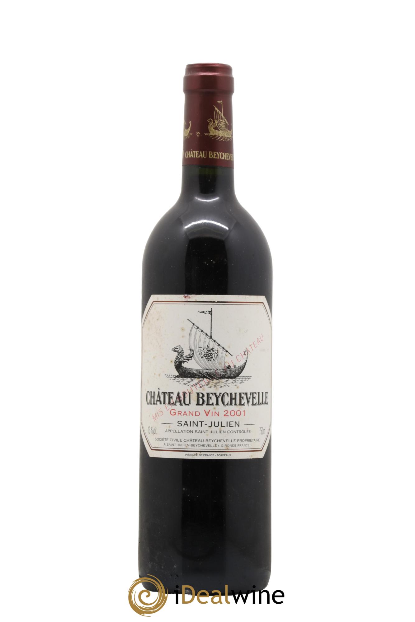 Château Beychevelle 4ème Grand Cru Classé 2001 - Lot de 1 bouteille - 0