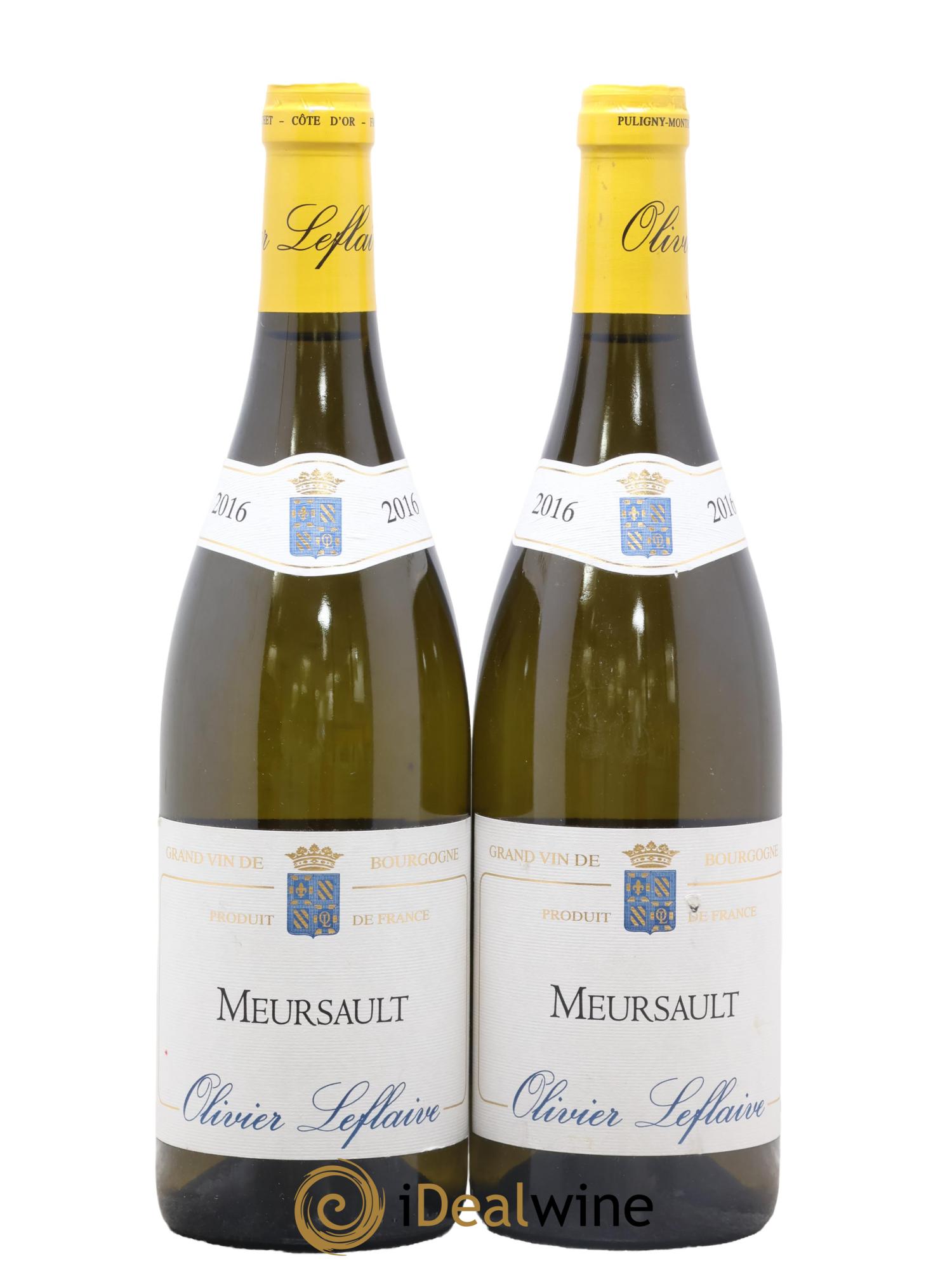 Meursault Olivier Leflaive 2016 - Lot de 2 bouteilles - 0