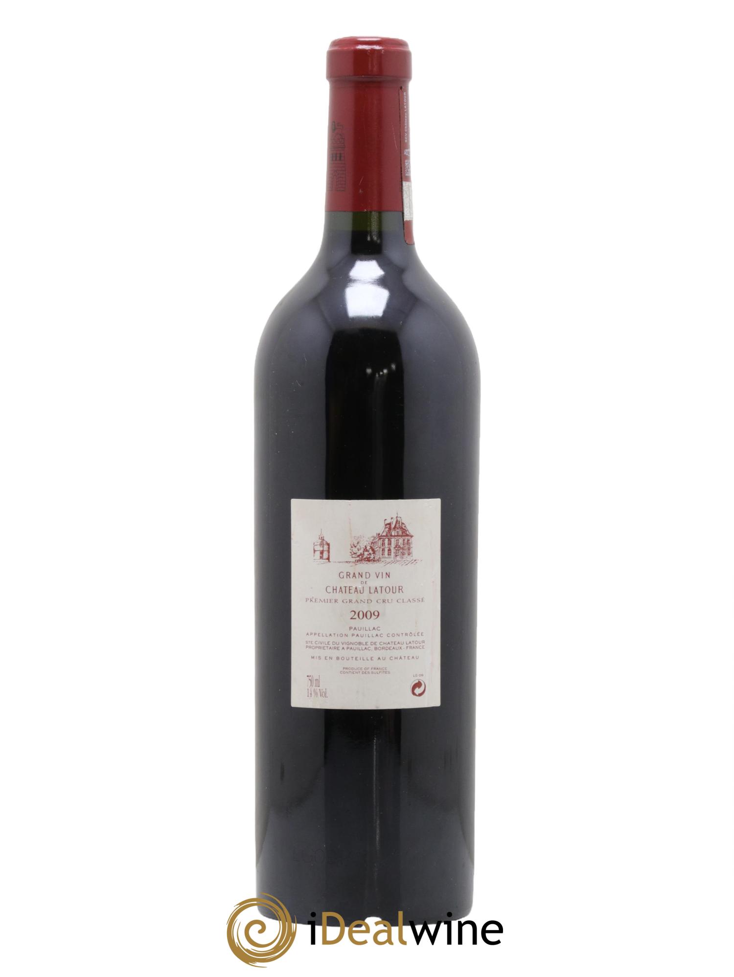 Château Latour 1er Grand Cru Classé 2009 - Lot de 1 bouteille - 1