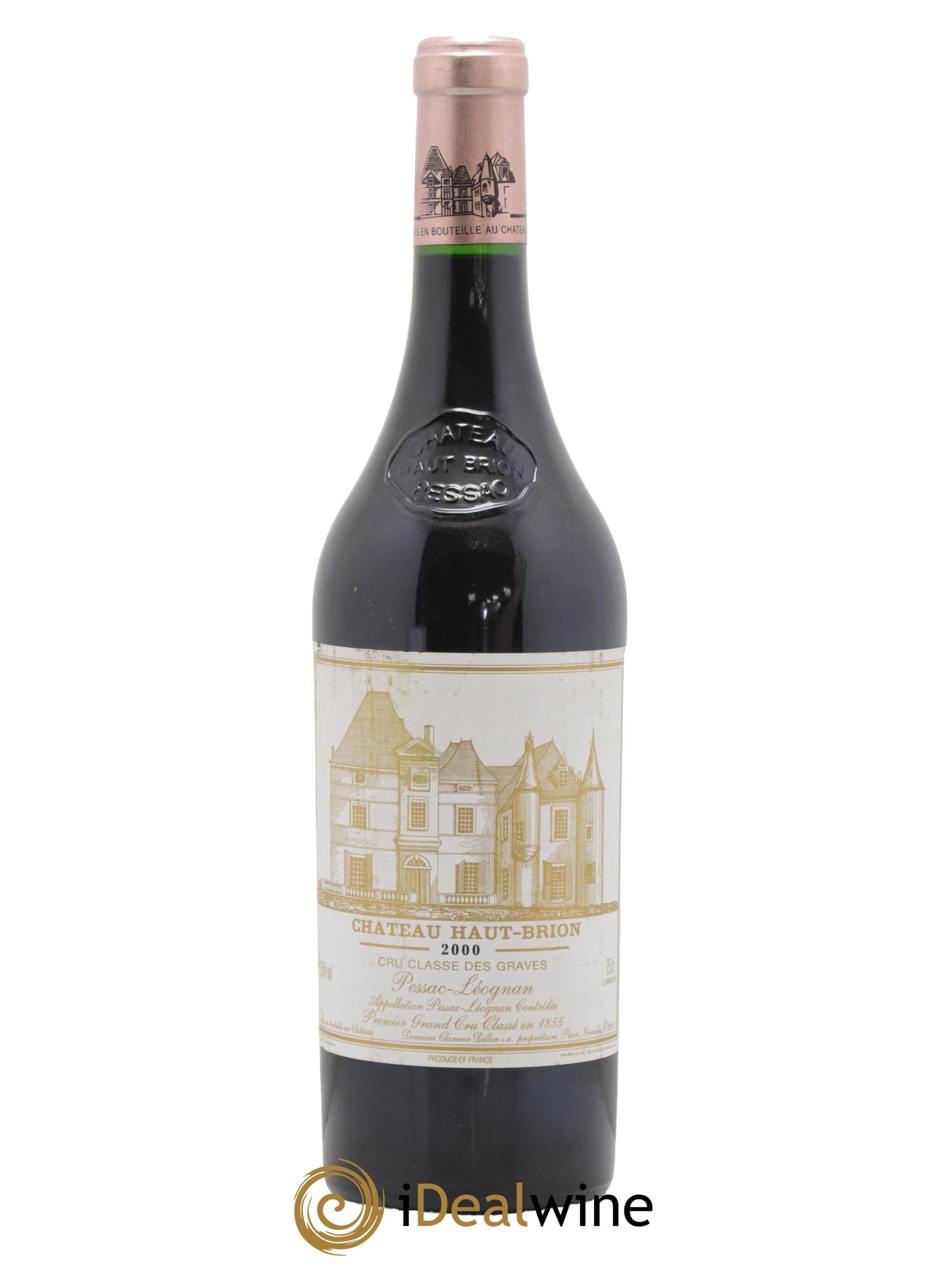 Château Haut Brion 1er Grand Cru Classé 2000 - Lot de 1 bouteille - 0
