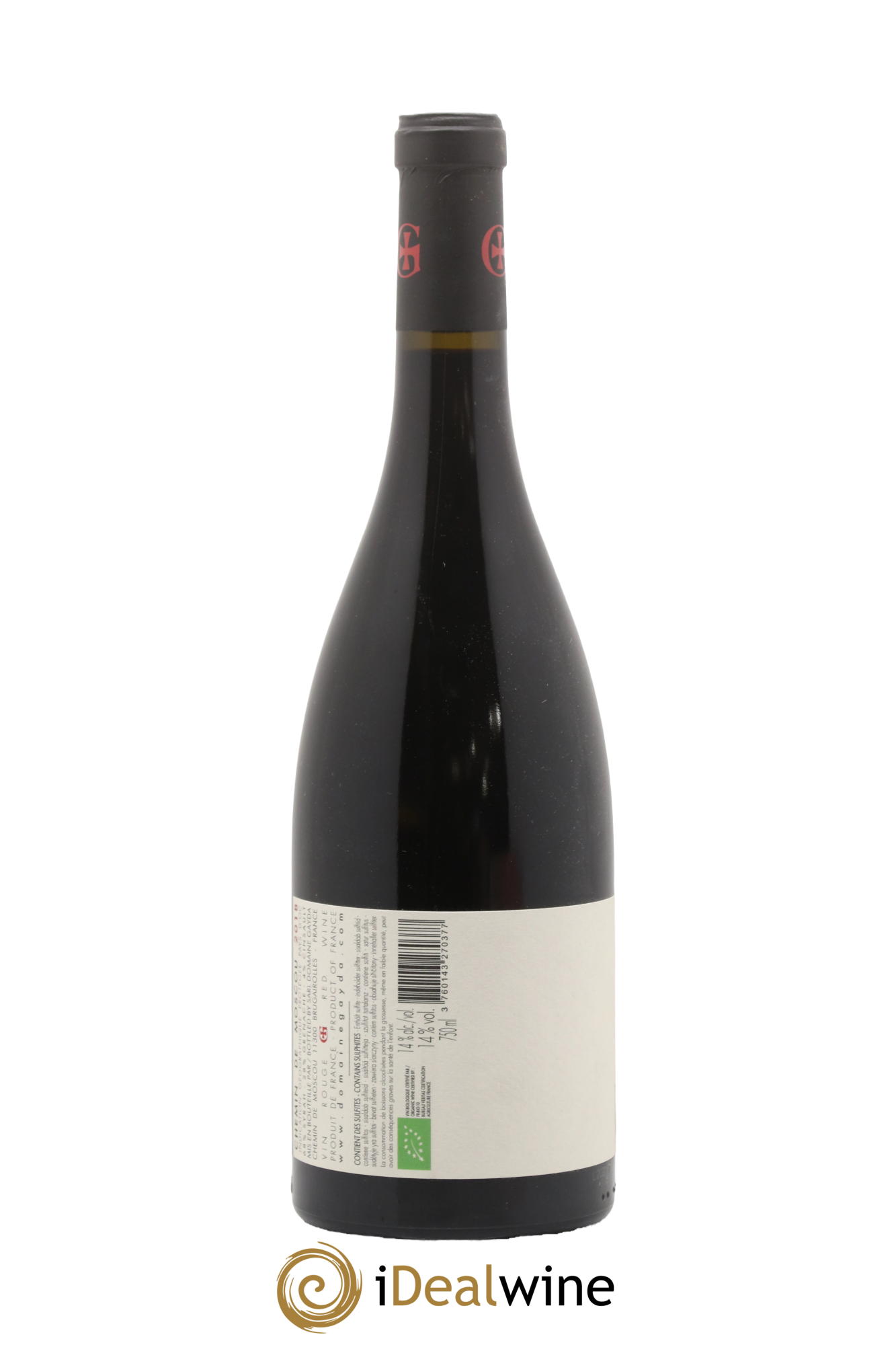 Pays d'Oc Chemin de Moscou Domaine Gayda 2018 - Lot de 1 bouteille - 1