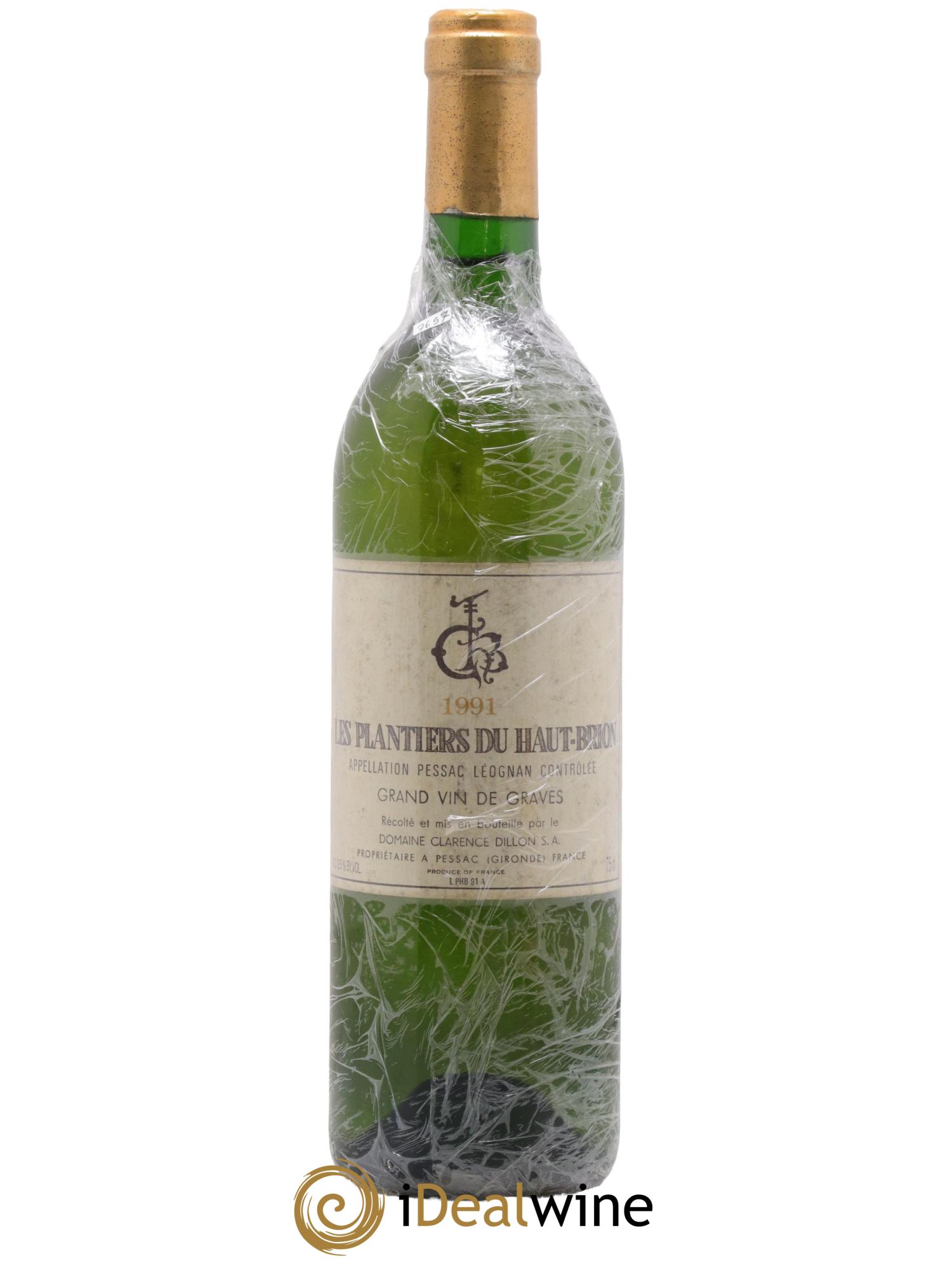 Château Les Plantiers du Haut-Brion 1991 - Lot de 1 bouteille - 0