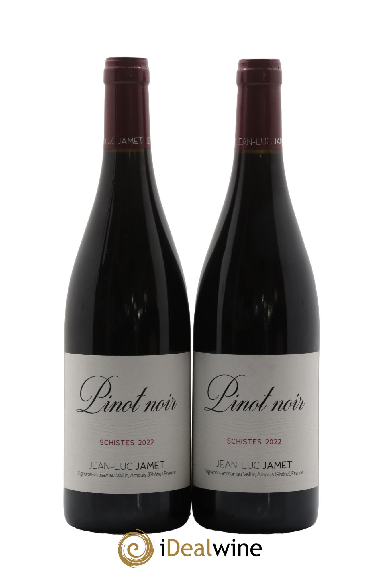Collines Rhodaniennes Pinot Noir Schistes Jean-Luc Jamet 2022 - Lot de 2 bouteilles - 0