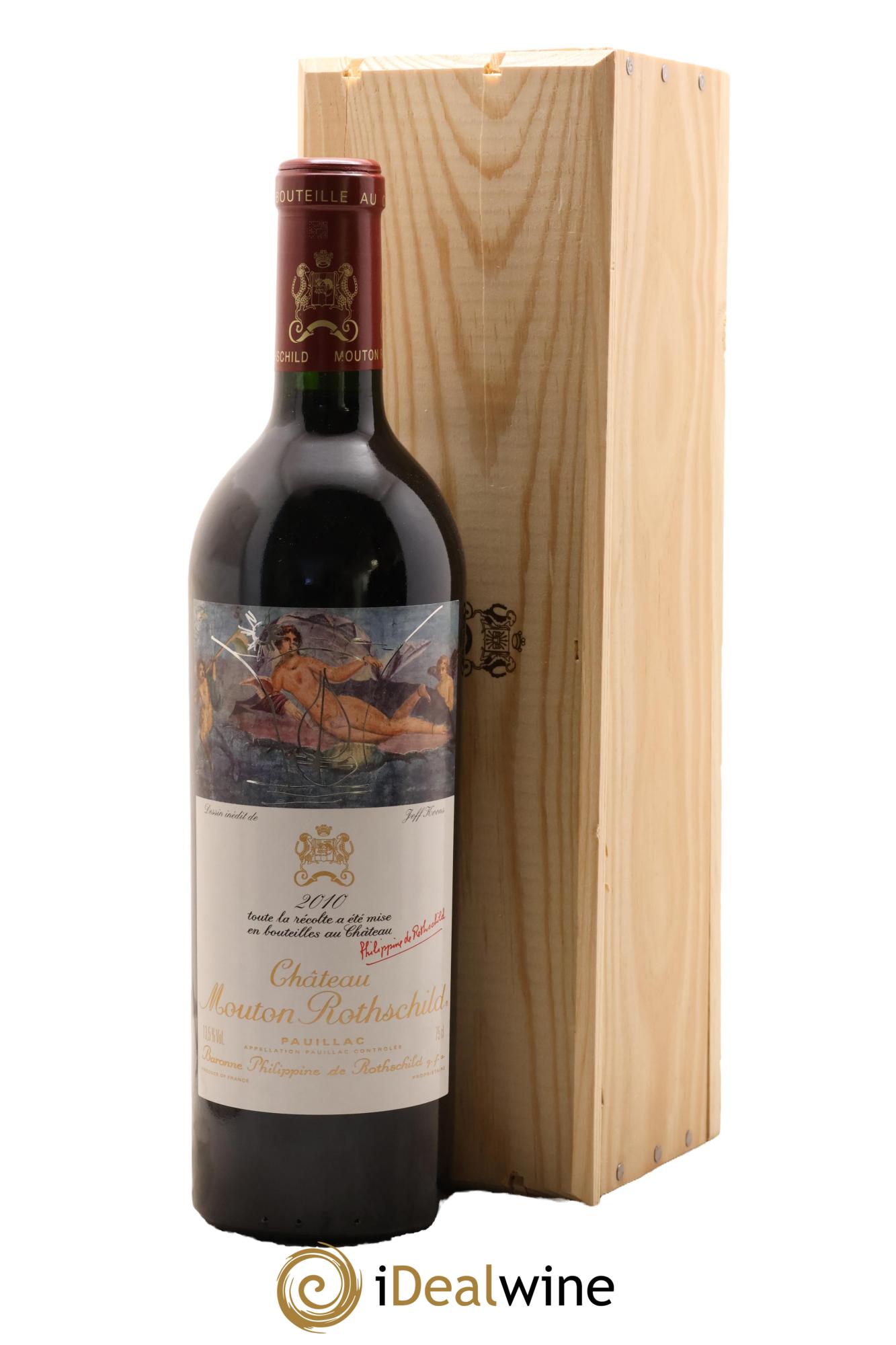 Château Mouton Rothschild 1er Grand Cru Classé 2010 - Lot de 1 bouteille - 0