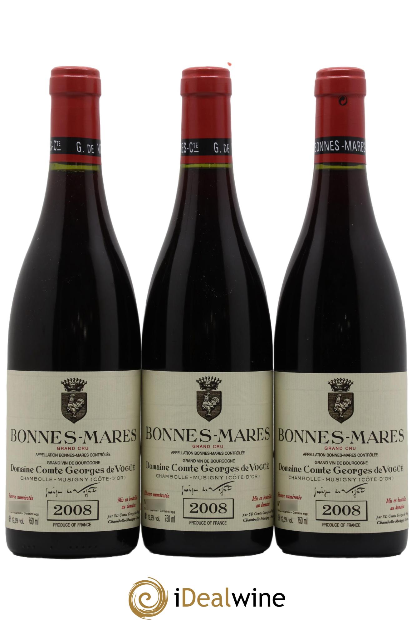 Bonnes-Mares Grand Cru Comte Georges de Vogüé 2008 - Lot de 6 bouteilles - 2