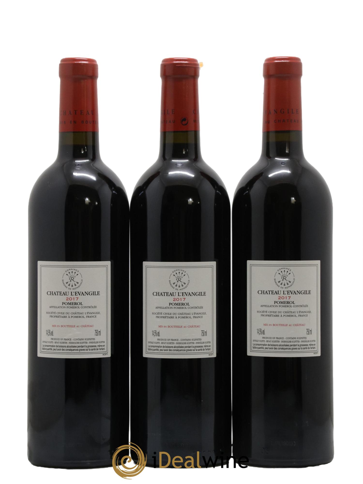 Château l' Évangile 2017 - Lot de 6 bouteilles - 4