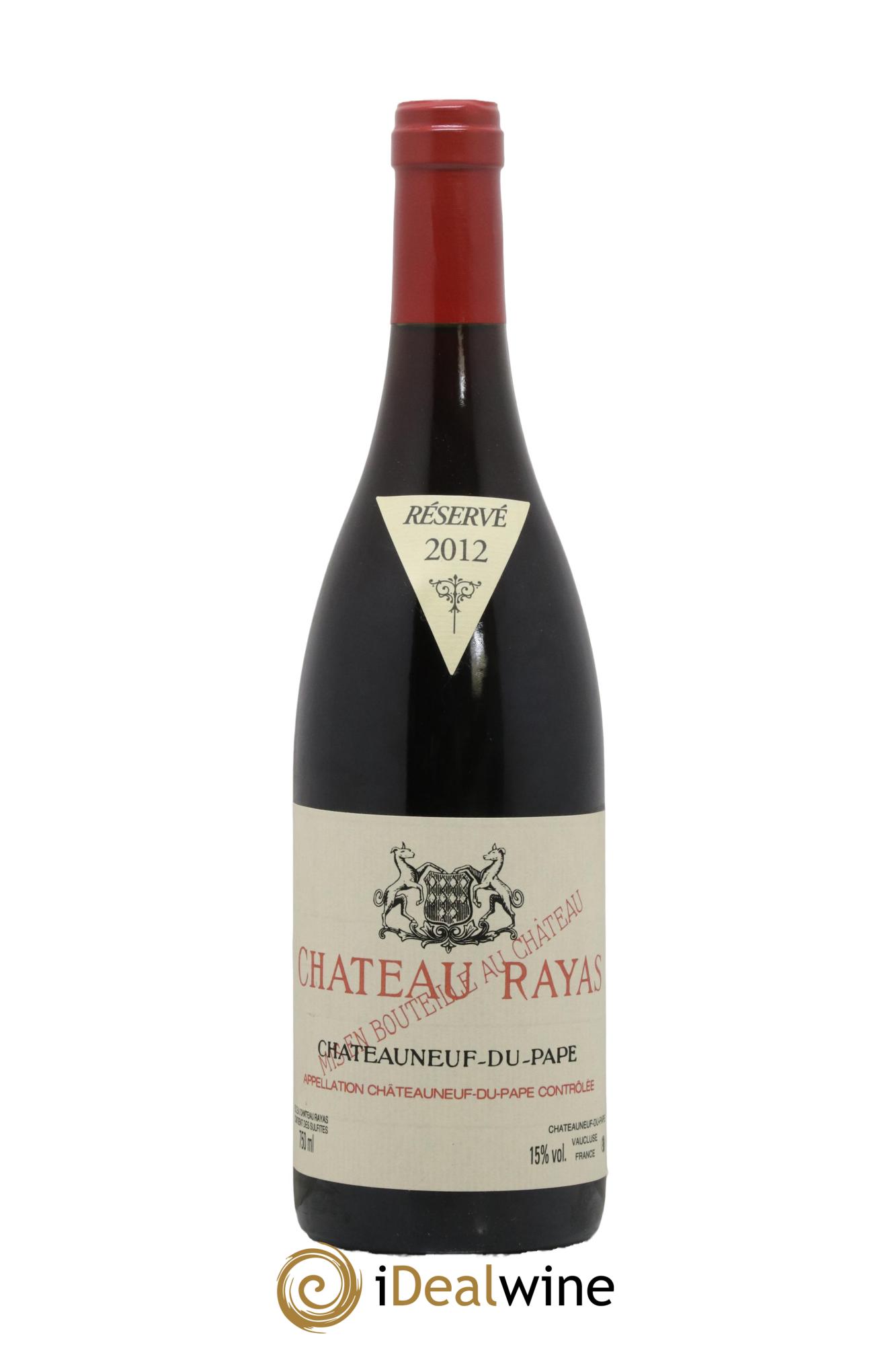 Châteauneuf-du-Pape Château Rayas Emmanuel Reynaud 2012 - Lot de 1 bouteille - 0