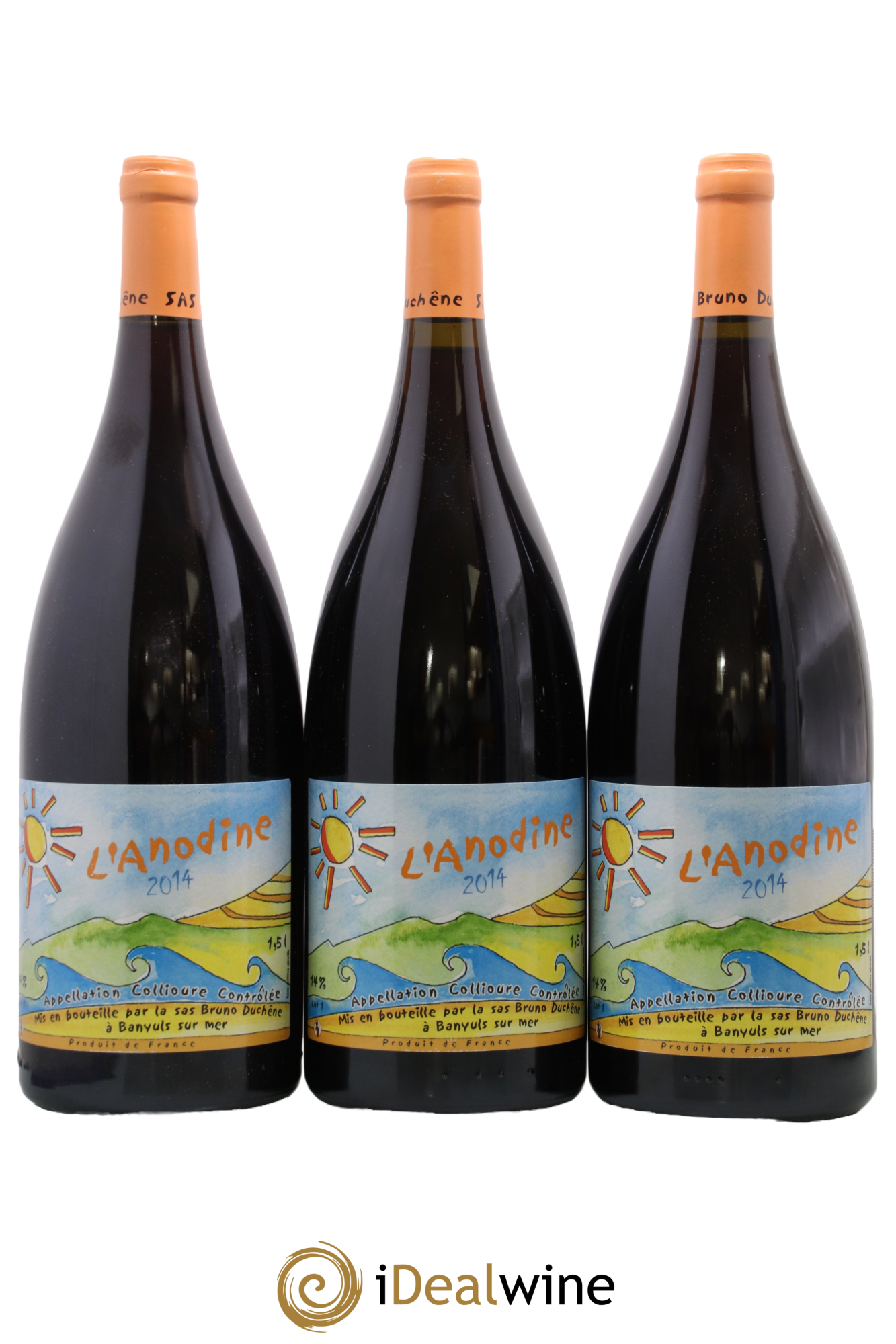Collioure L'Anodine Bruno Duchêne 2014 - Lot de 3 magnums - 0