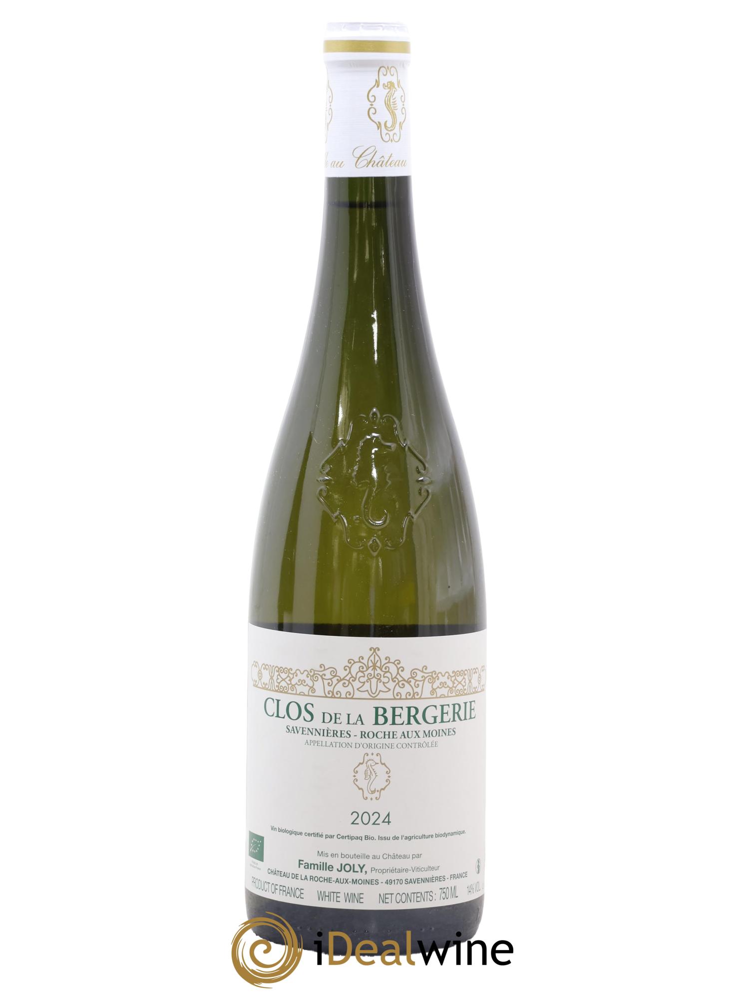Savennières Roche aux Moines Clos de la Bergerie Vignobles de la Coulée de Serrant - Nicolas Joly 2024 - Lot de 1 bouteille - 0