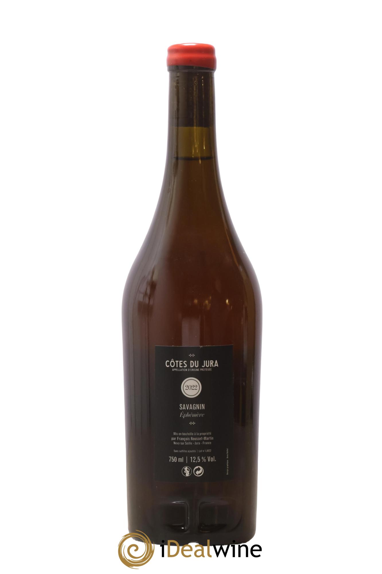 Côtes du Jura Macération Ephémère François Rousset Martin 2022 - Lot de 1 bouteille - 1