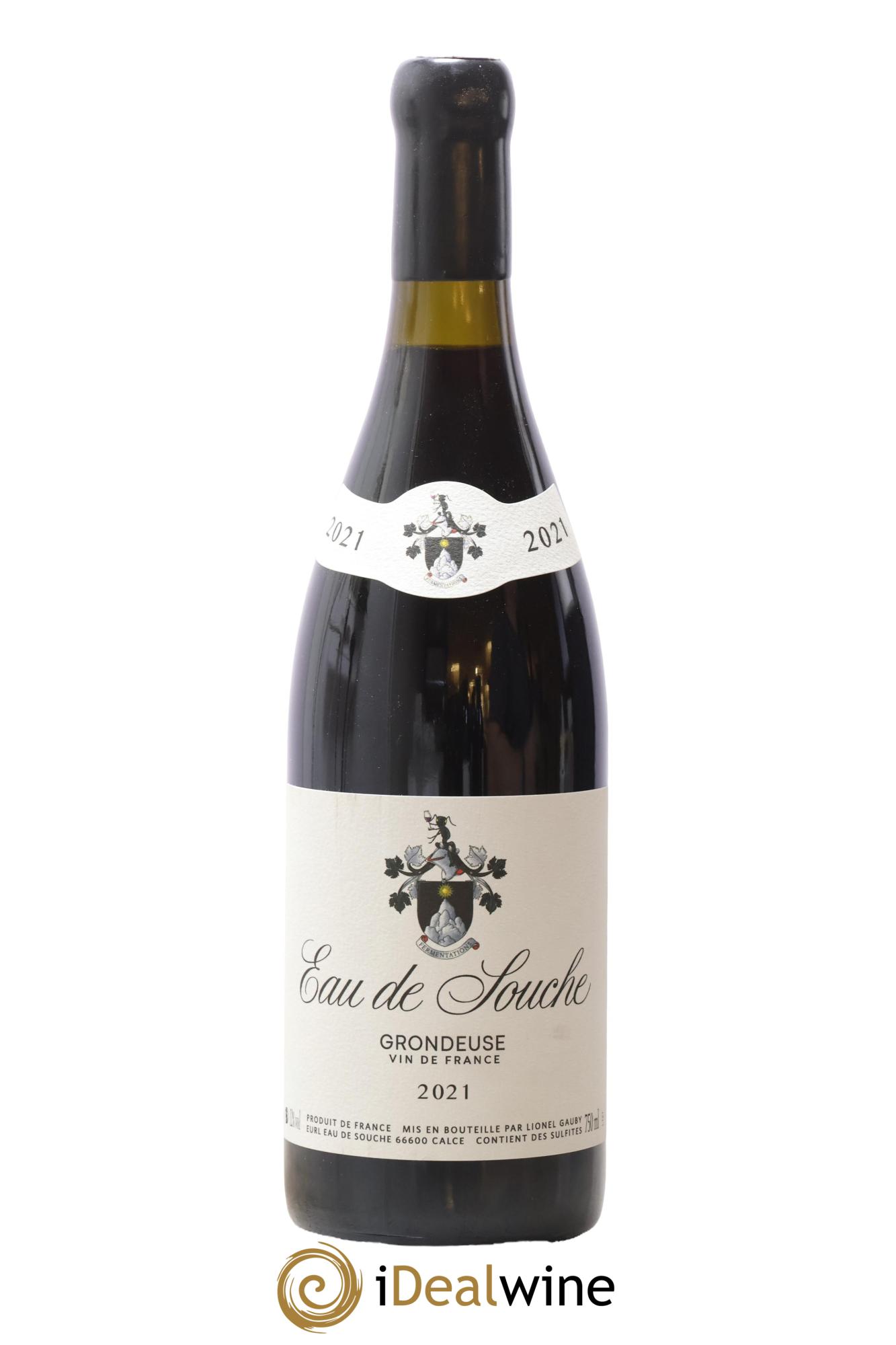 Vin de France Eau de Souche Grondeuse Lionel Gauby 2021 - Lot de 1 bouteille - 0