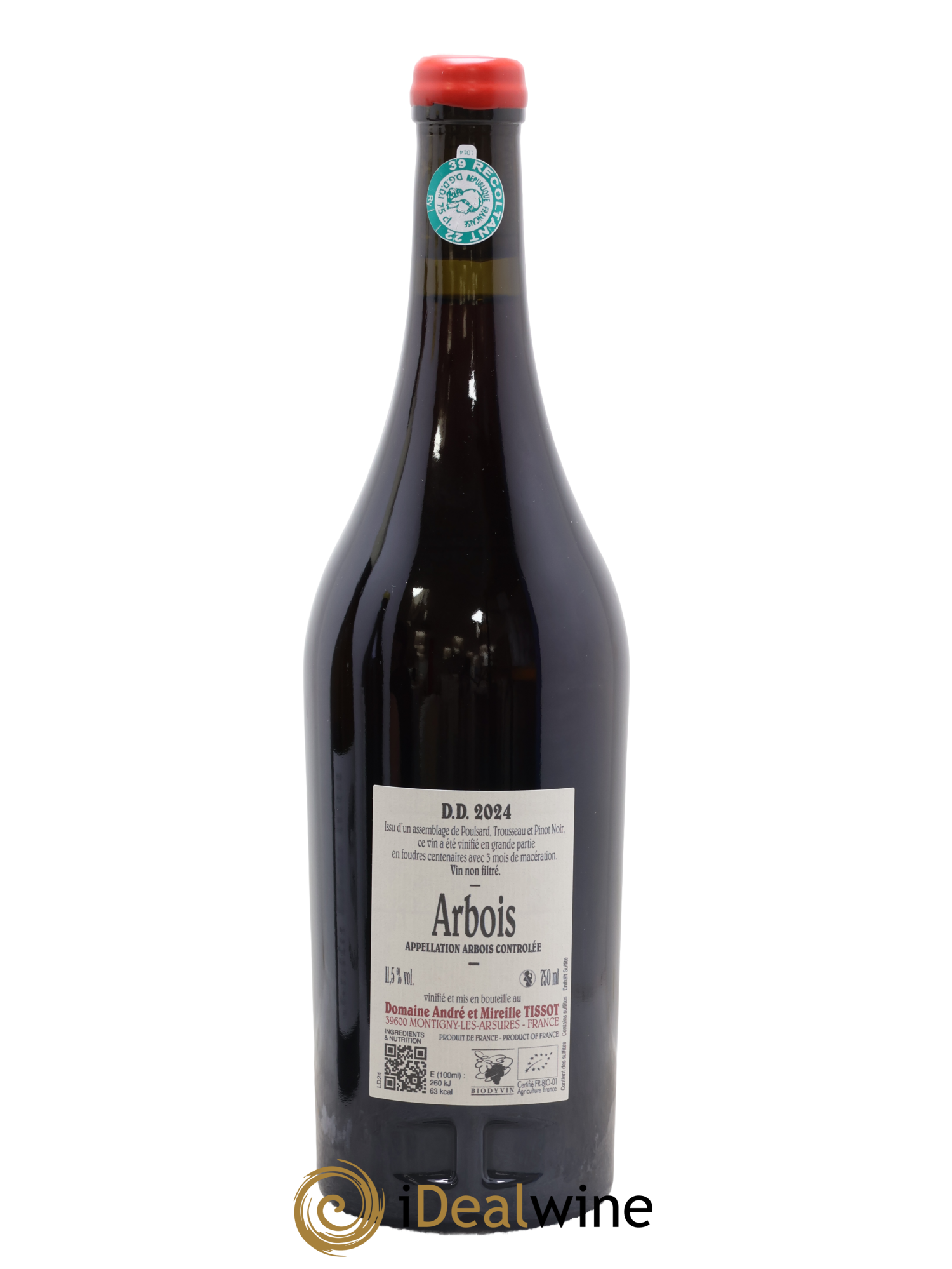 Arbois DD Bénédicte et Stéphane Tissot 2024 - Lot de 1 bouteille - 1