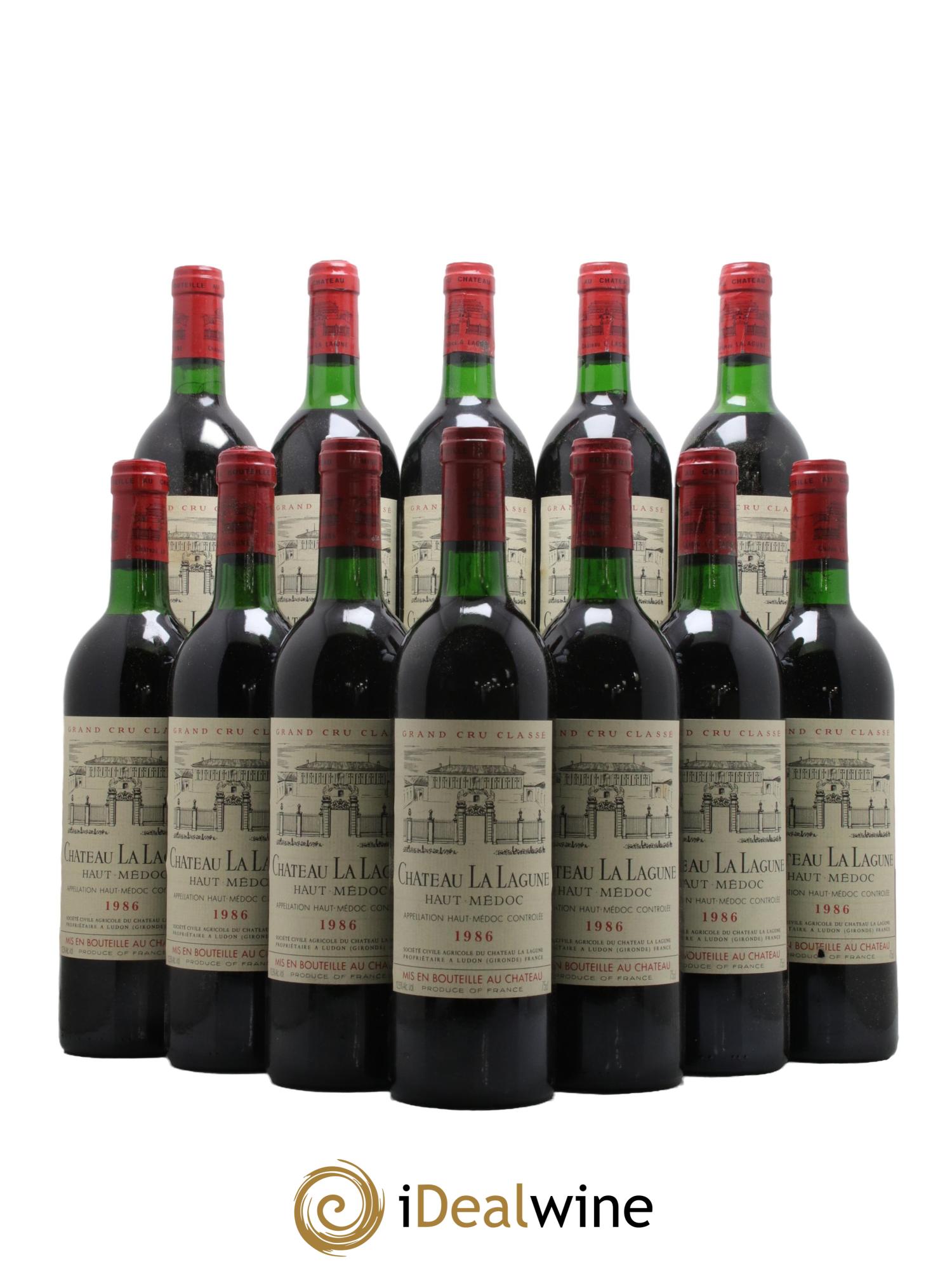 Château la Lagune 3ème Grand Cru Classé 1986 - Lot de 12 bouteilles - 0