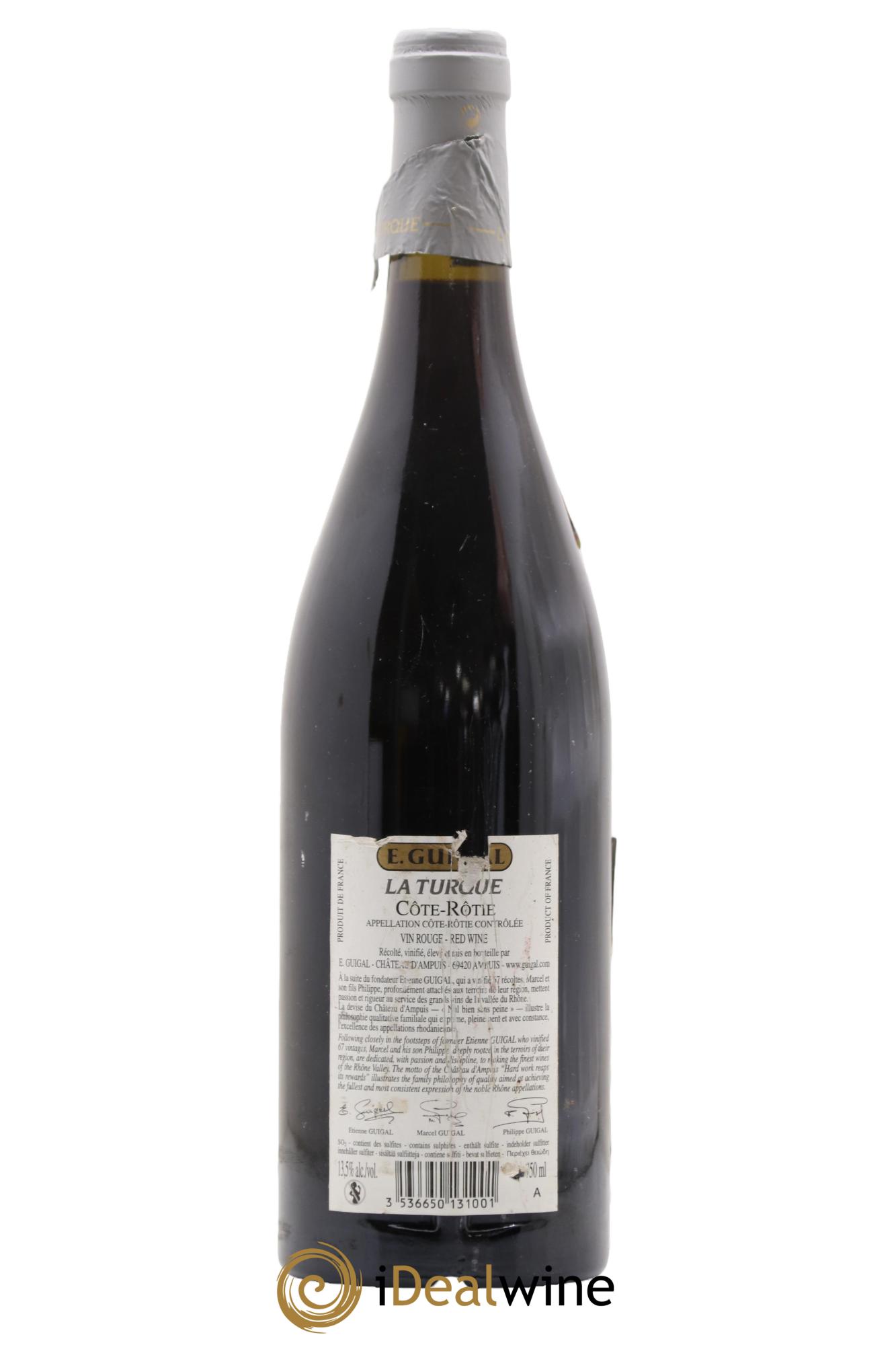 Côte-Rôtie La Turque Guigal 2004 - Posten von 1 Flasche - 1