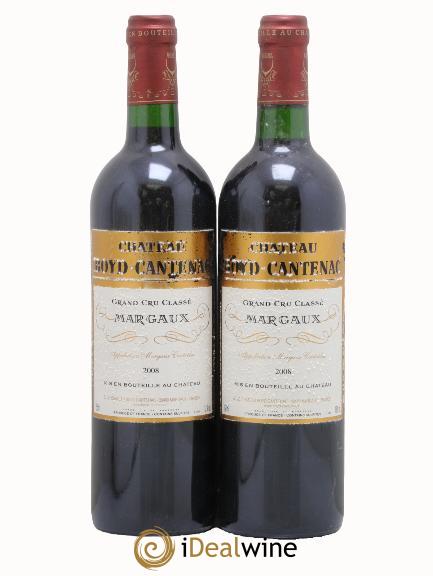 Château Boyd Cantenac 3ème Grand Cru Classé 2008 - Lotto di 2 bottiglie - 0