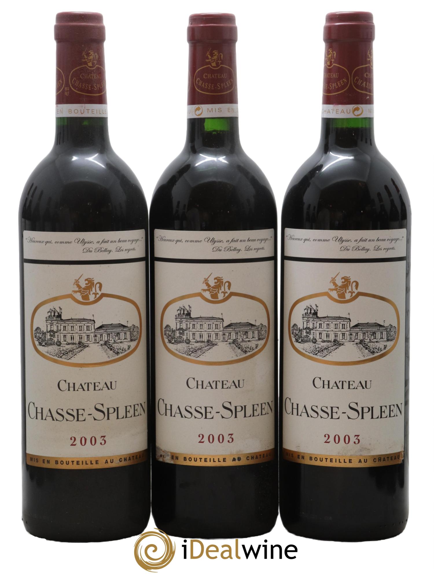 Château Chasse Spleen 2003 - Lot de 12 bouteilles - 4