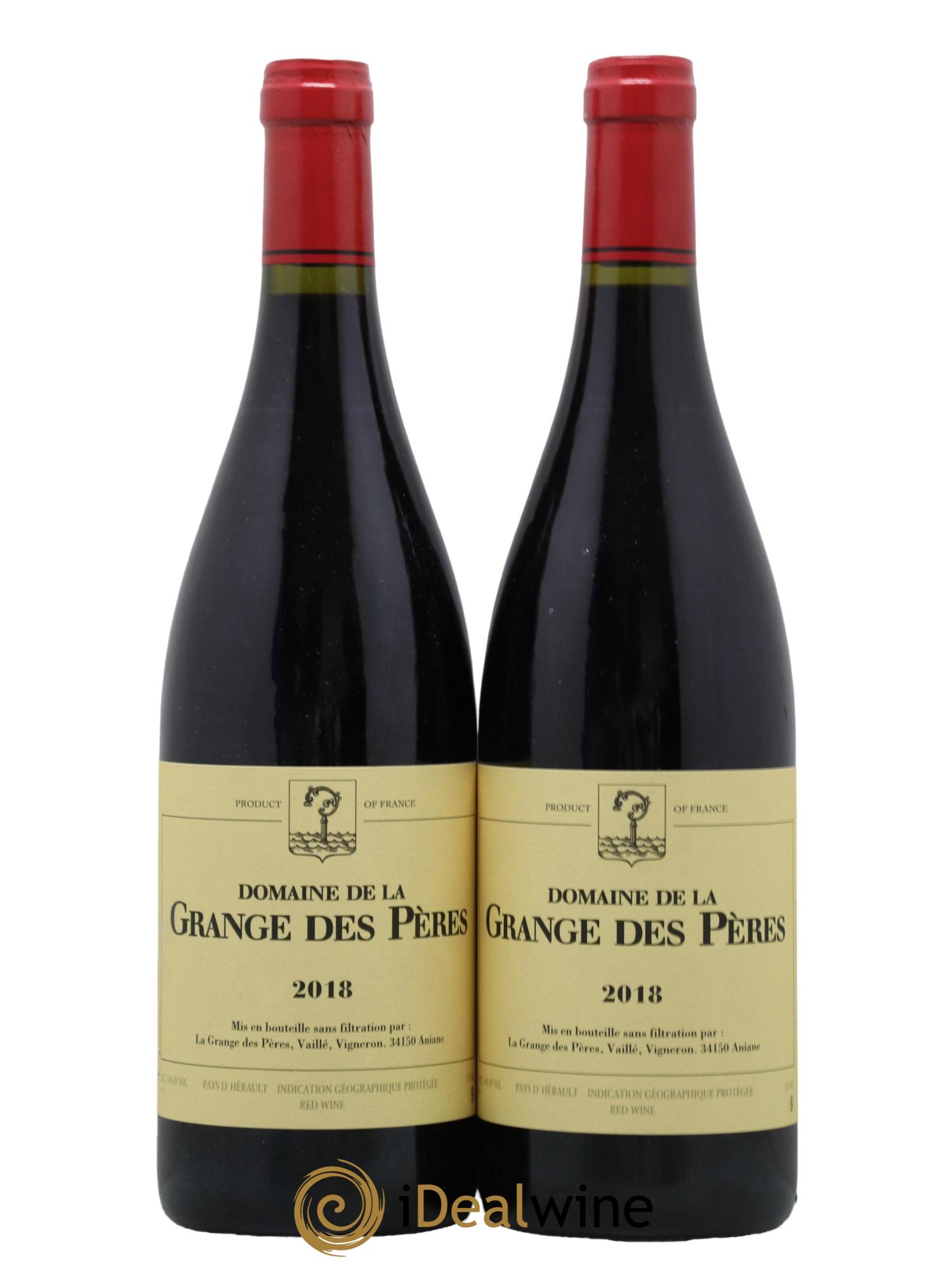 Pays d'Hérault Grange des Pères Laurent Vaillé 2018 - Lot de 2 bouteilles - 0