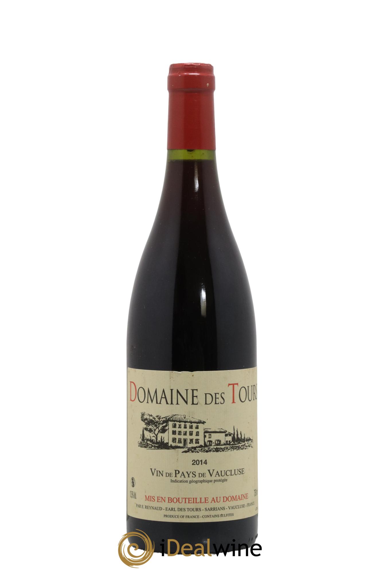 Vaucluse (Vin de Pays de Vaucluse) Domaine des Tours Emmanuel Reynaud 2014 - Lot de 1 bouteille - 0